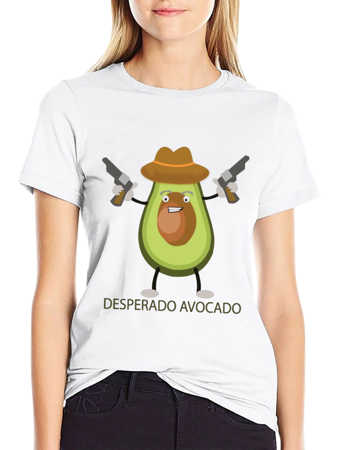 Desperado Avocado Graphic T-Shirt - Funny Western Tee
