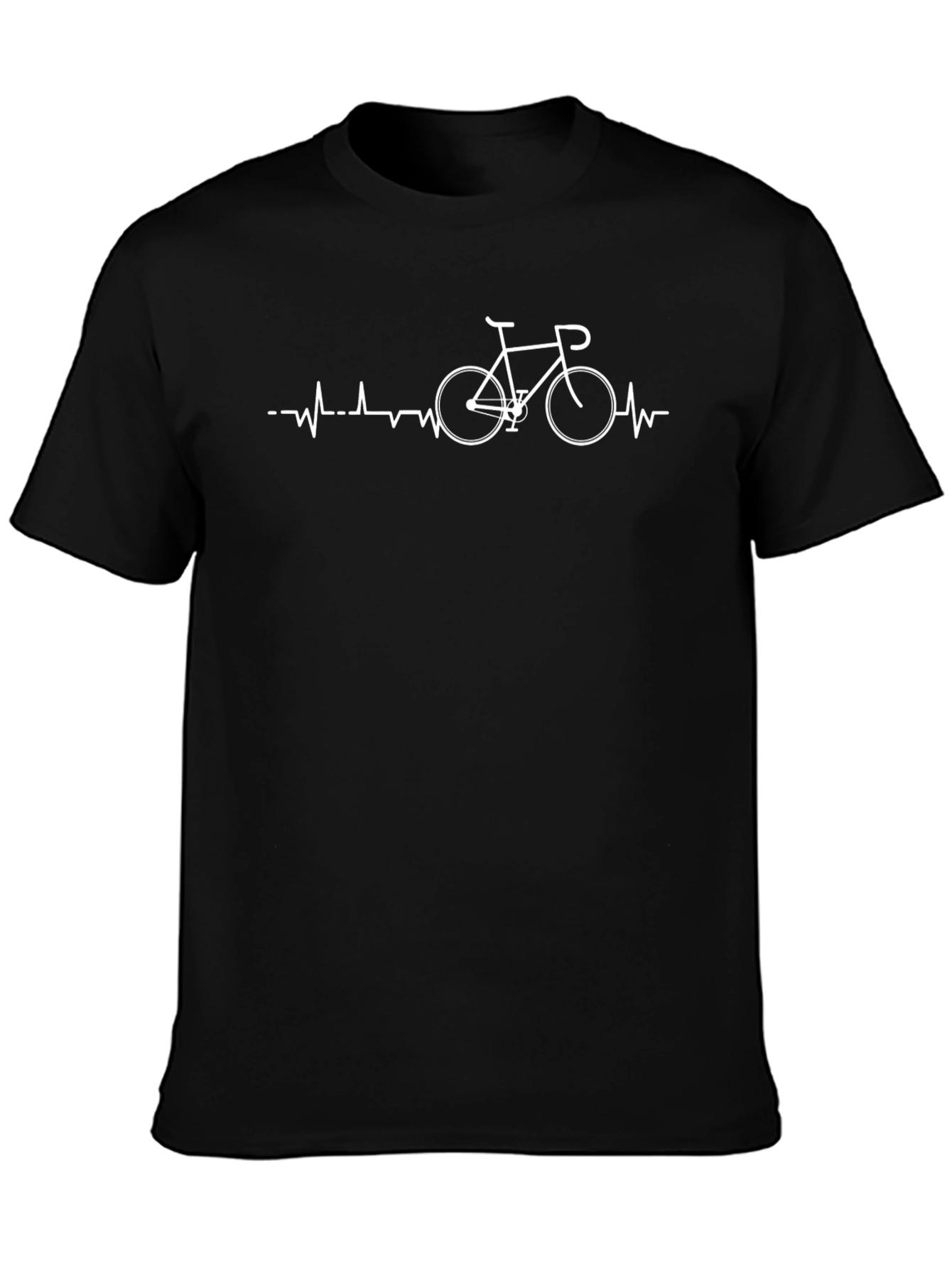 Heartbeat Bicycle T-Shirt - Cyclist Love Tee