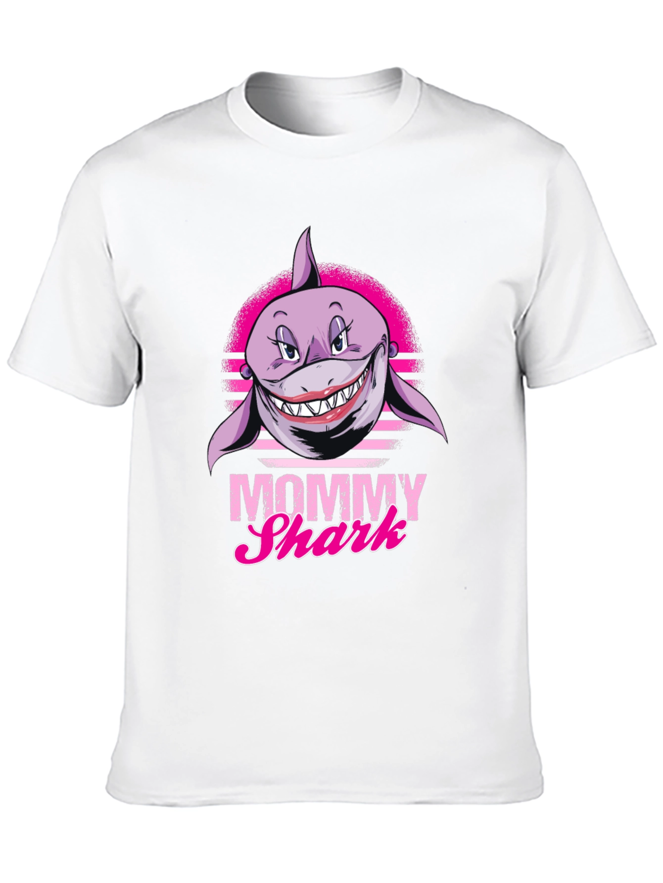 Mommy Shark Graphic Tee - Funny Shark Lover T-Shirt