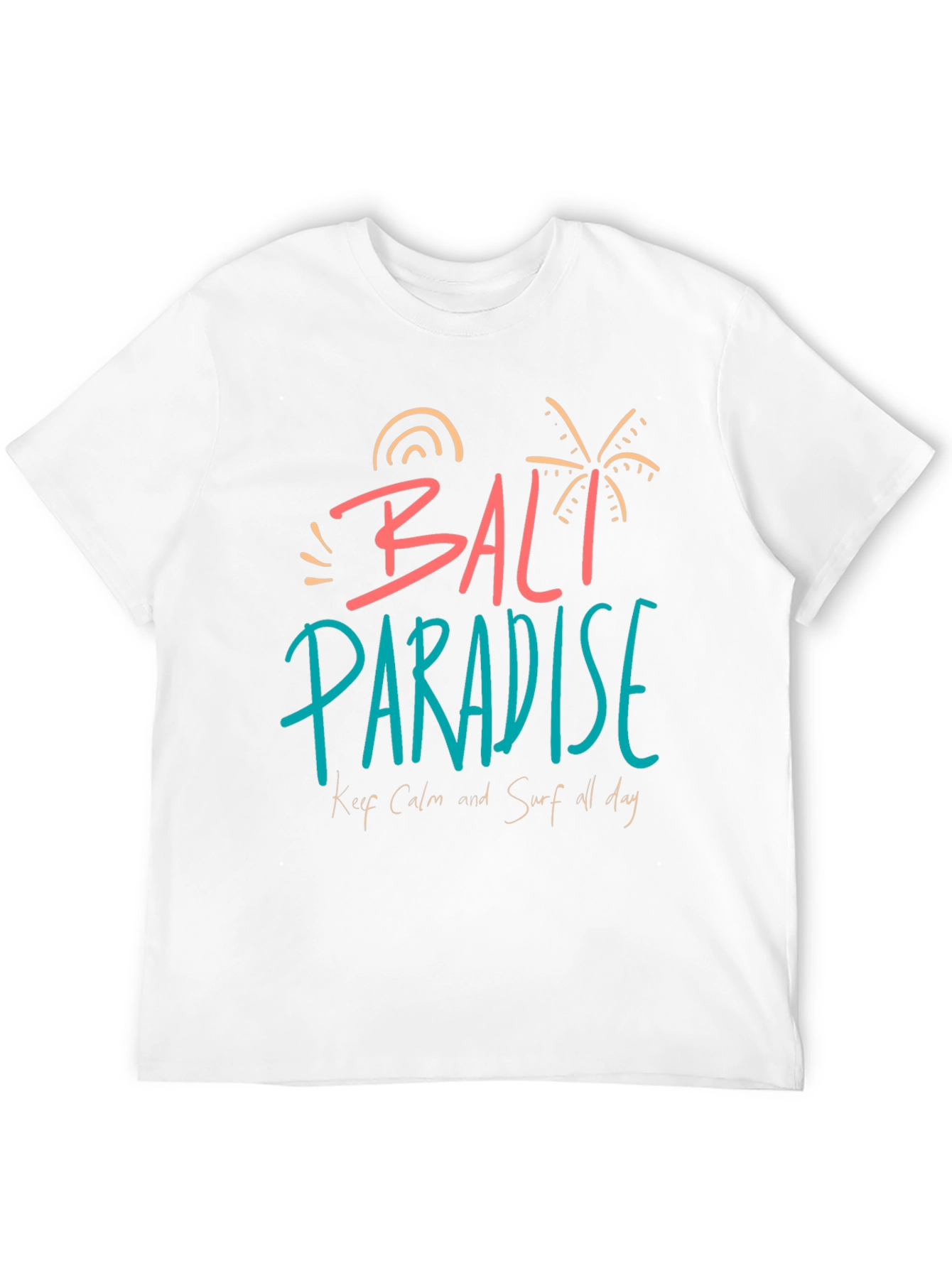 Bali Paradise Graphic Tee - Relaxed Surf Style