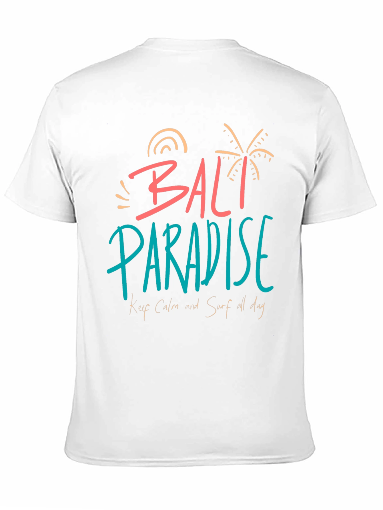 Bali Paradise Graphic Tee - Relaxed Surf Style