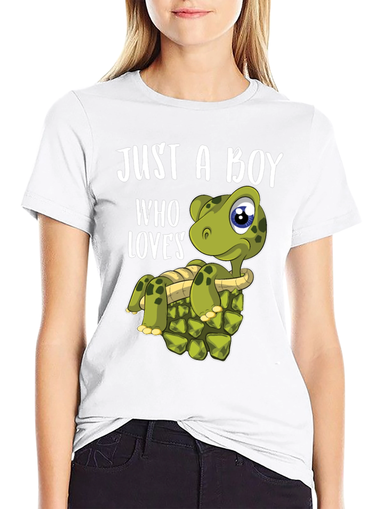 Boy Loves Turtles T-Shirt - Cute Turtle Graphic Tee