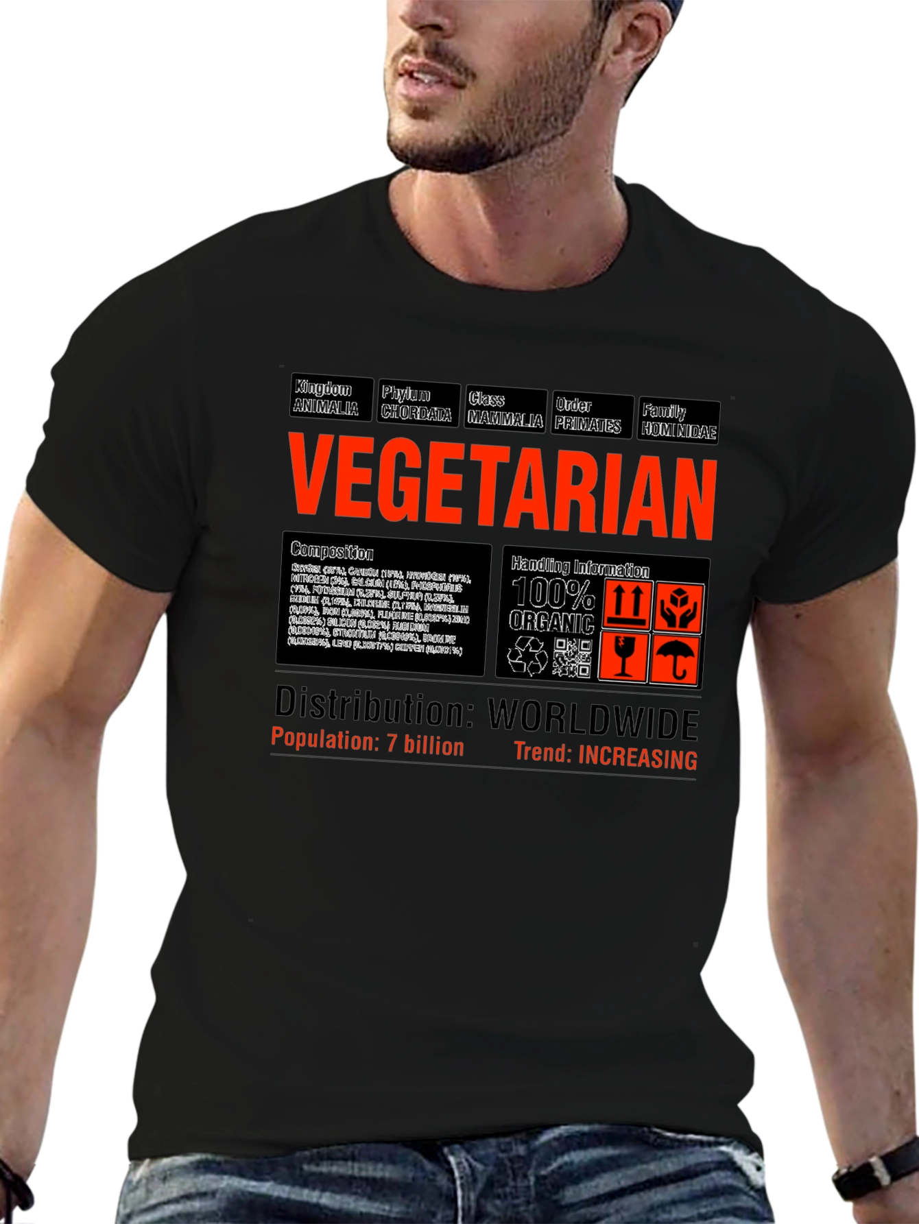 Vegetarian Anatomy T-Shirt - Animal Classification