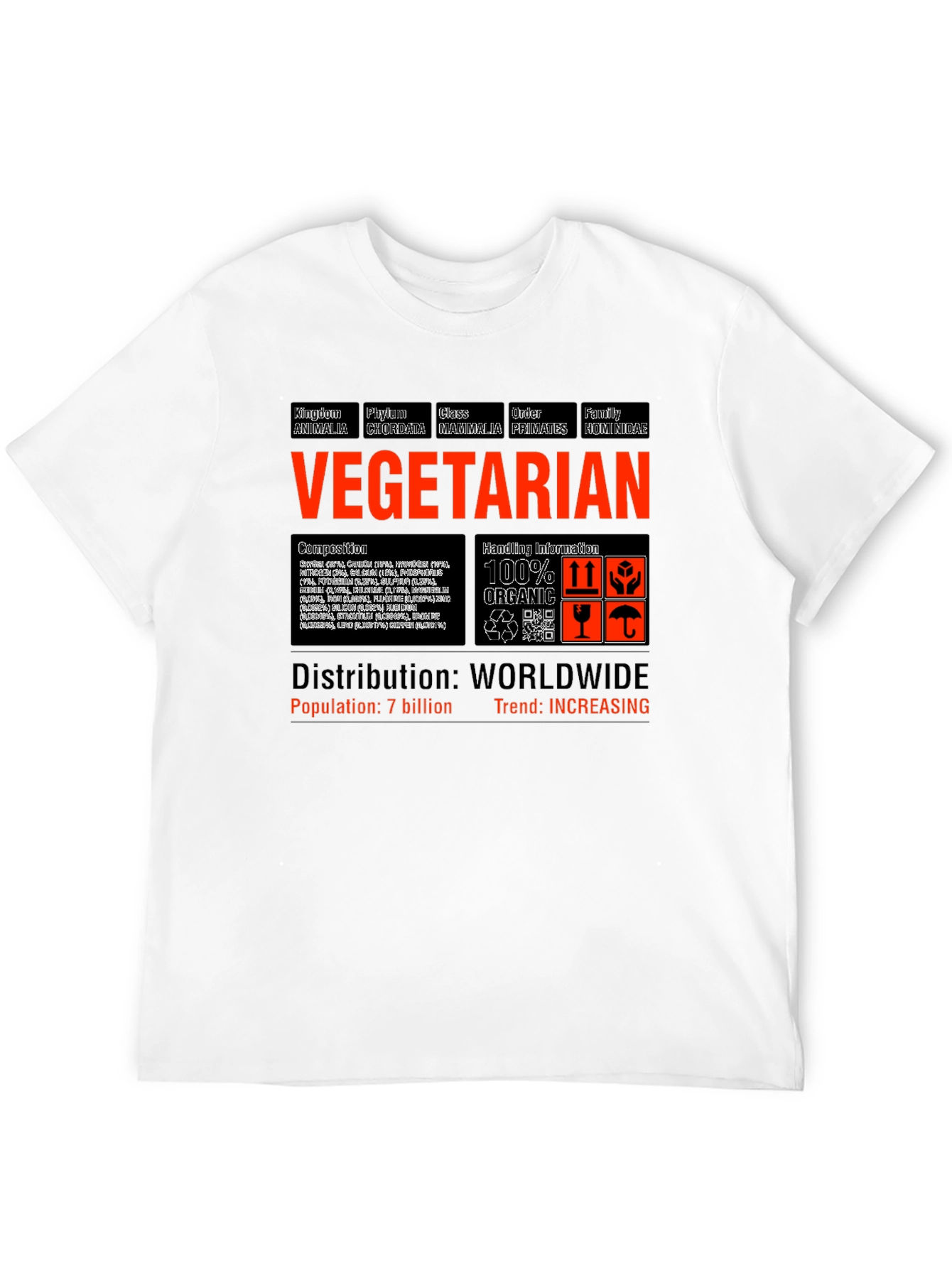 Vegetarian Anatomy T-Shirt - Animal Classification
