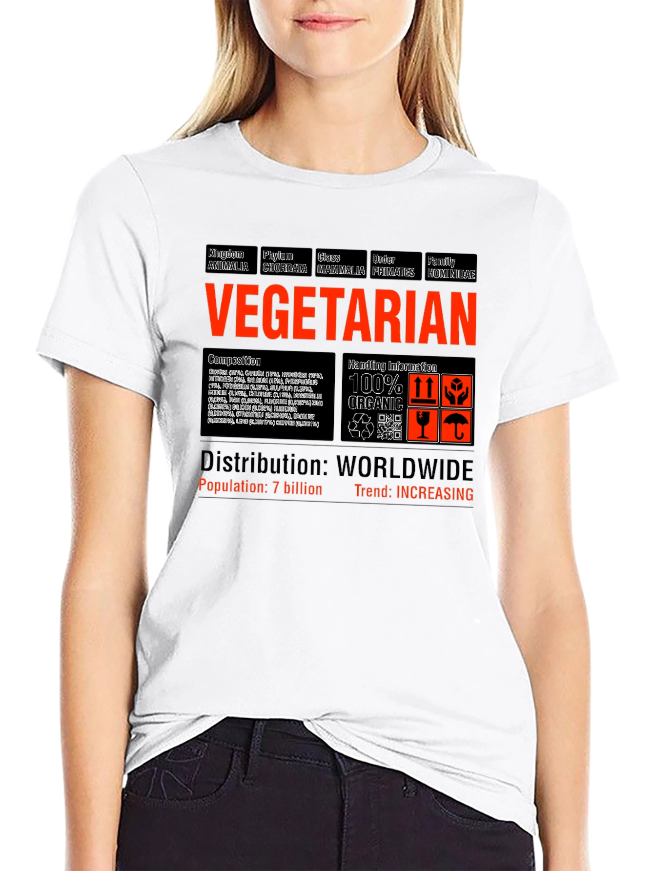 Vegetarian Anatomy T-Shirt - Animal Classification