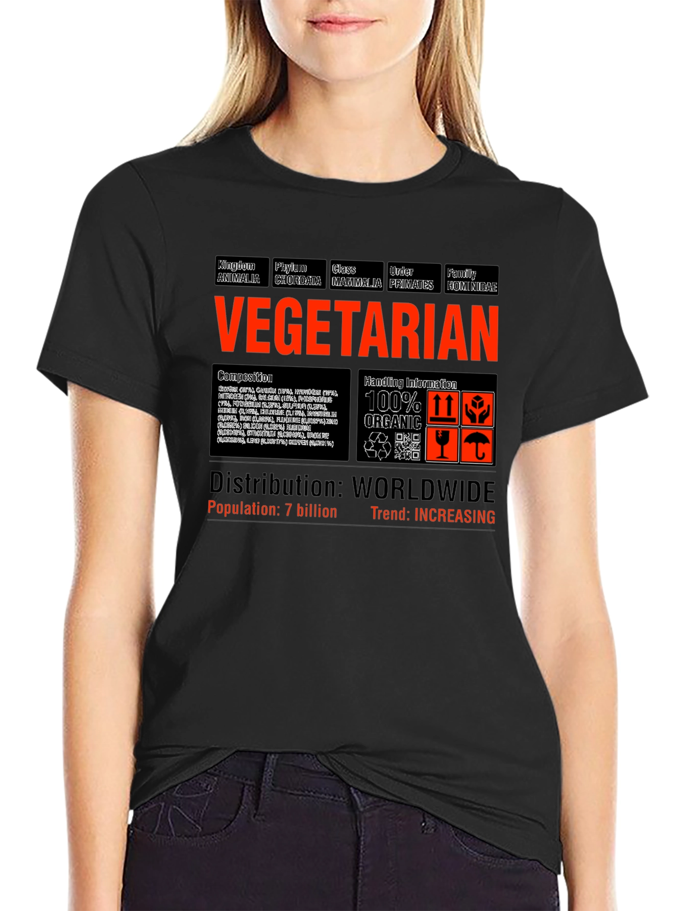 Vegetarian Anatomy T-Shirt - Animal Classification