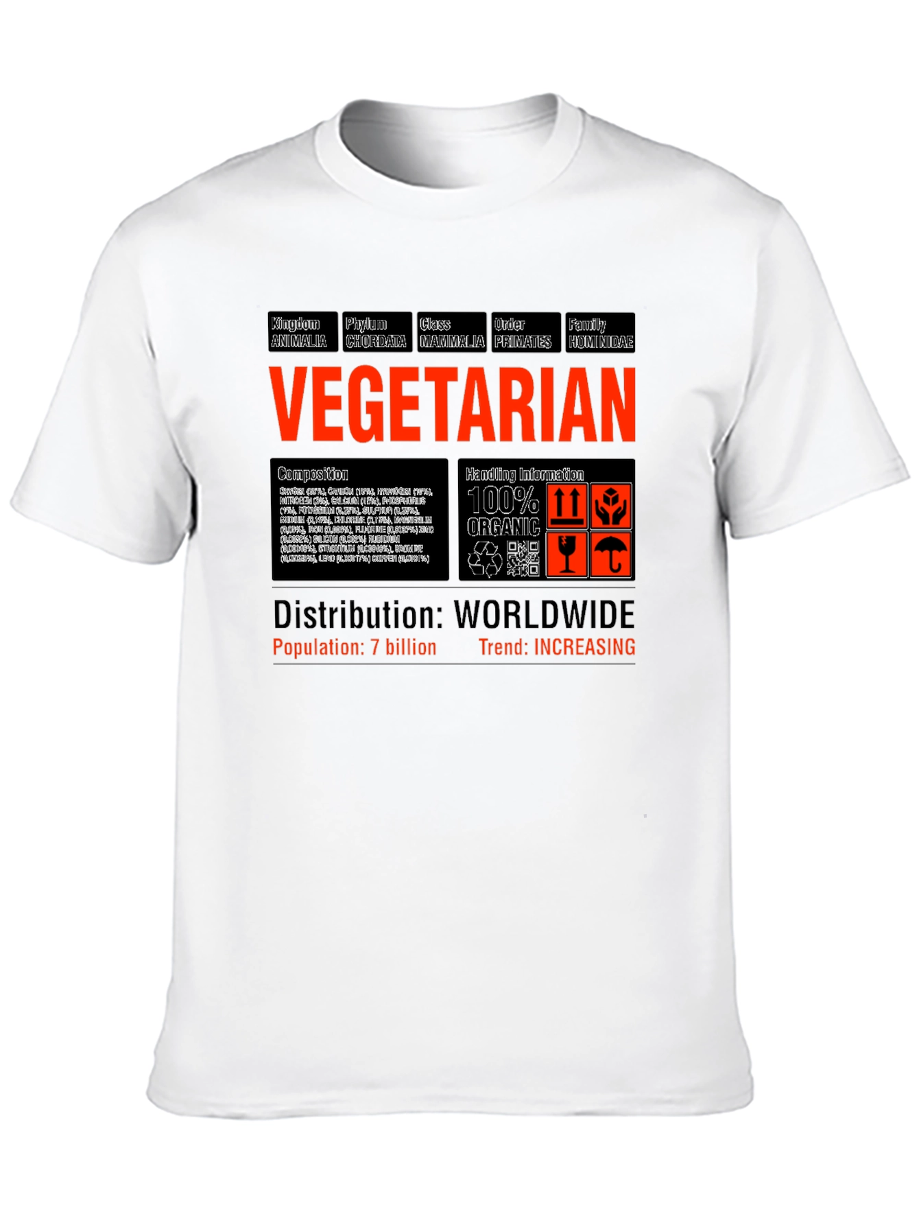 Vegetarian Anatomy T-Shirt - Animal Classification