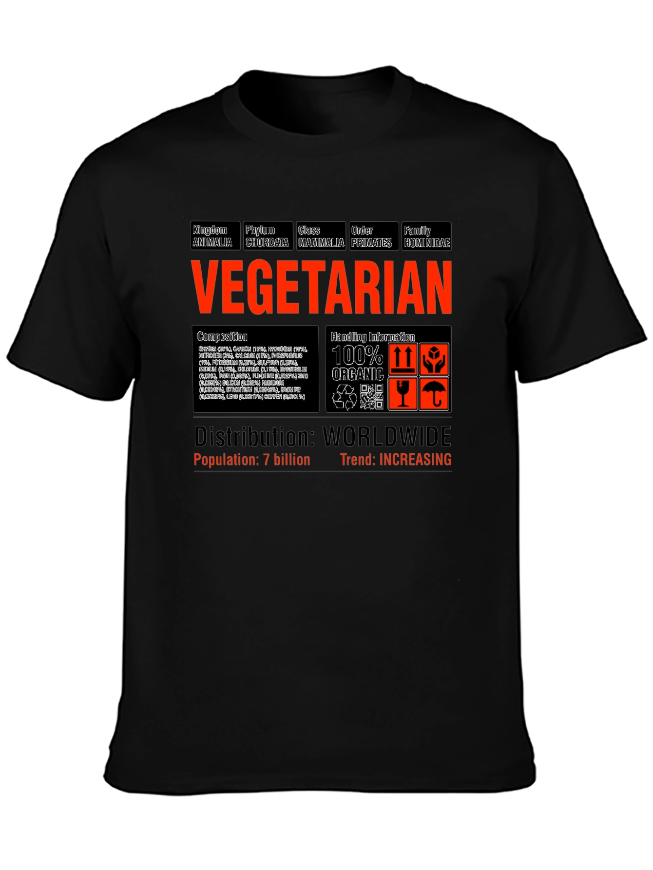 Vegetarian Anatomy T-Shirt - Animal Classification