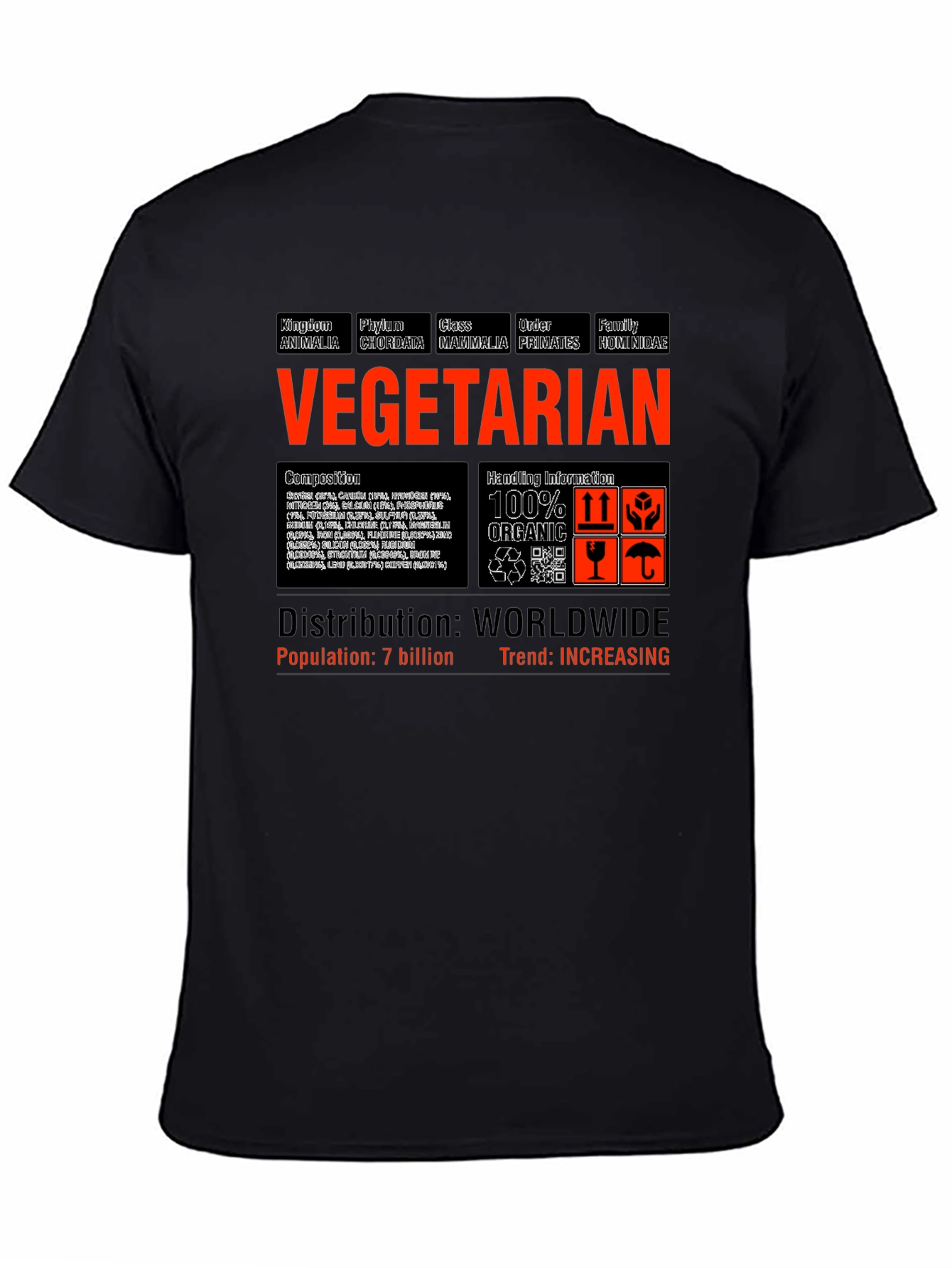 Vegetarian Anatomy T-Shirt - Animal Classification