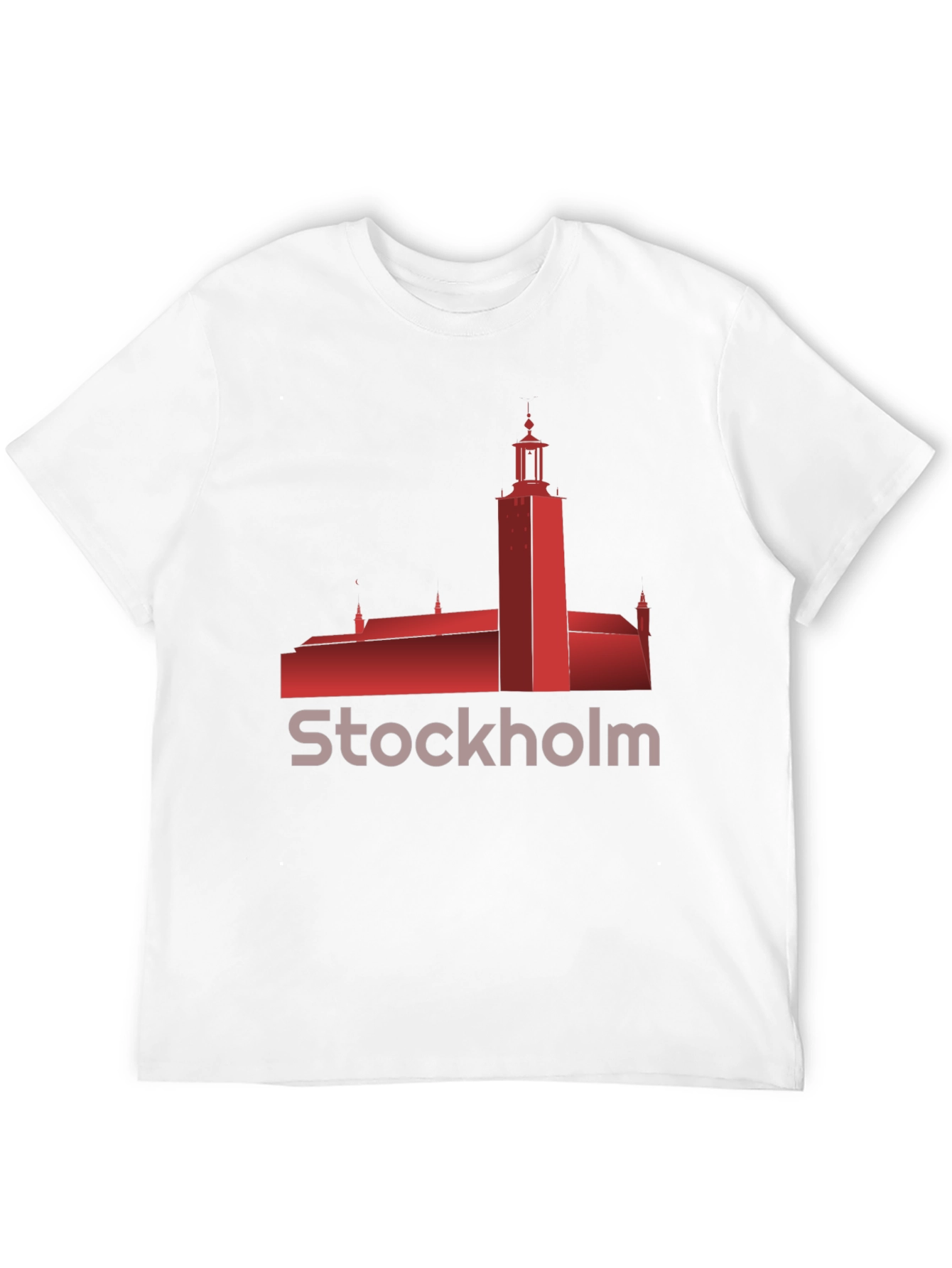 Stockholm City Hall Building Graphic T-Shirt