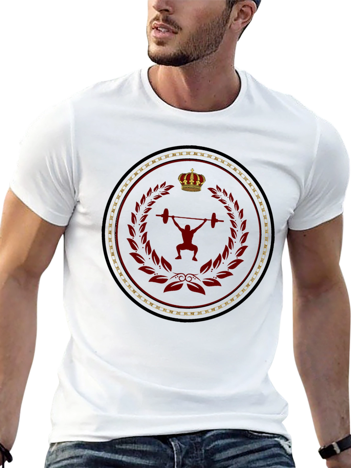 Weightlifting King Mens Black T-Shirt