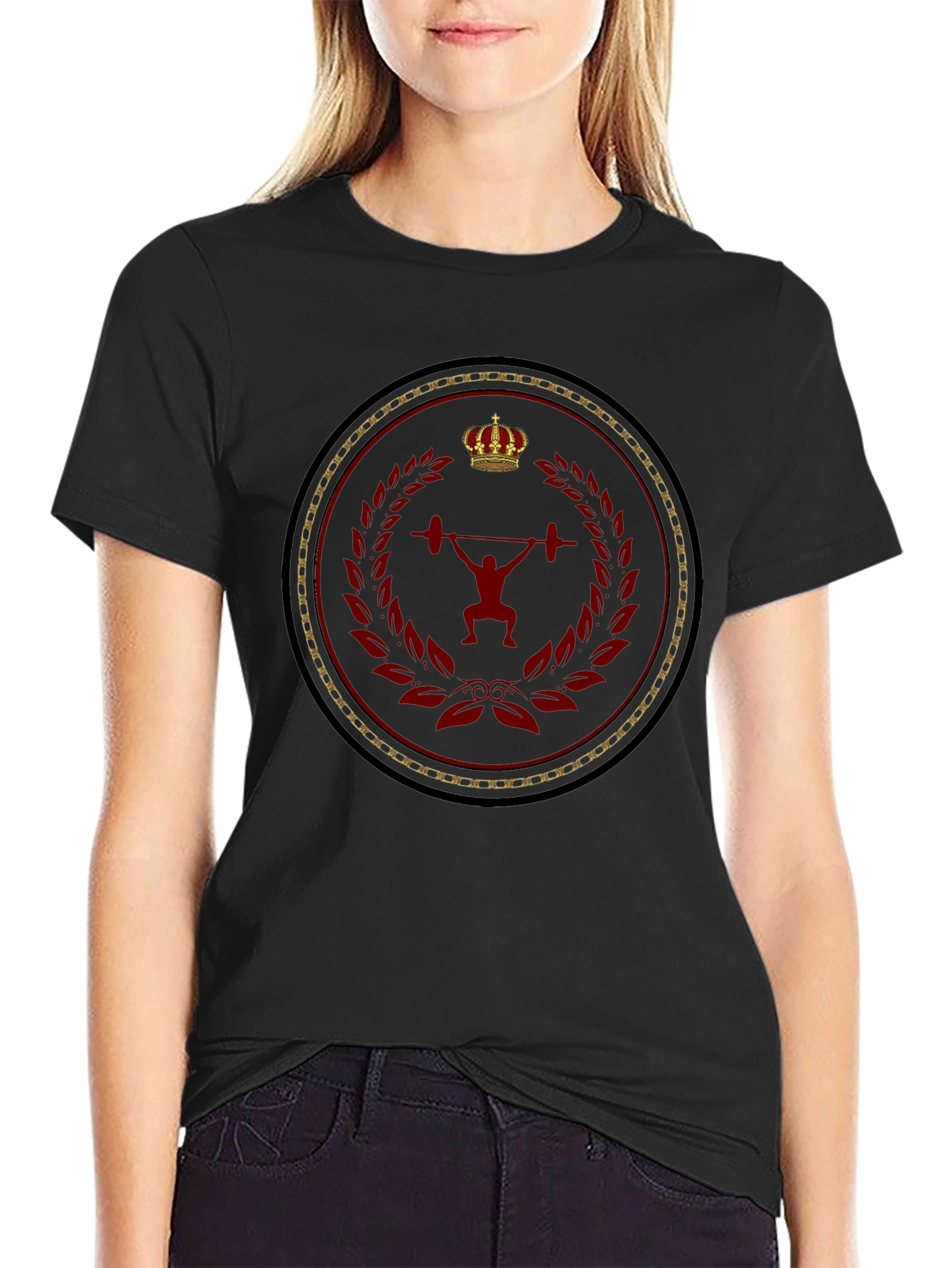 Weightlifting King Mens Black T-Shirt