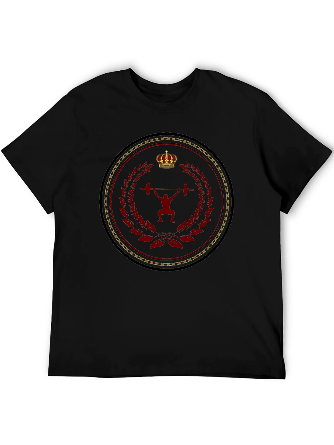 Weightlifting King Mens Black T-Shirt