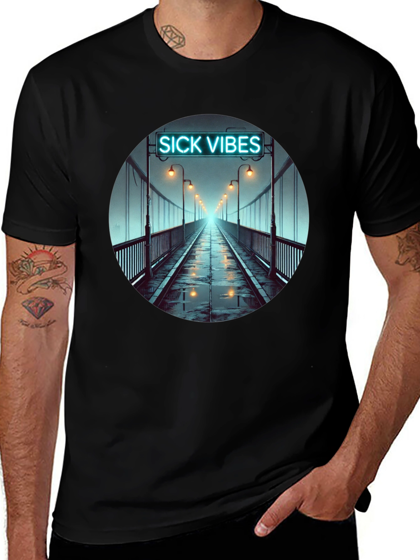 Sick Vibes Graphic T-Shirt