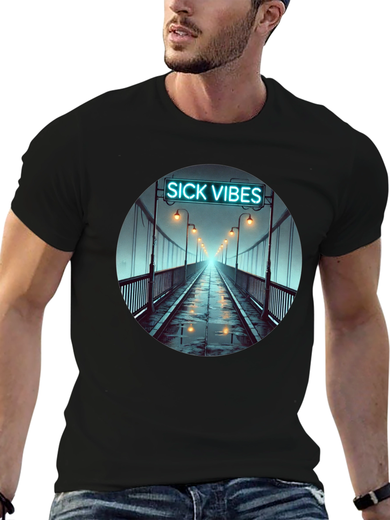 Sick Vibes Graphic T-Shirt