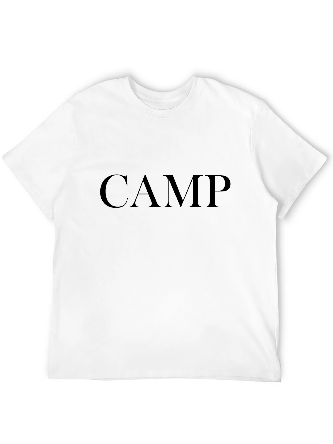 CAMP Black T-Shirt - Stylish & Comfortable
