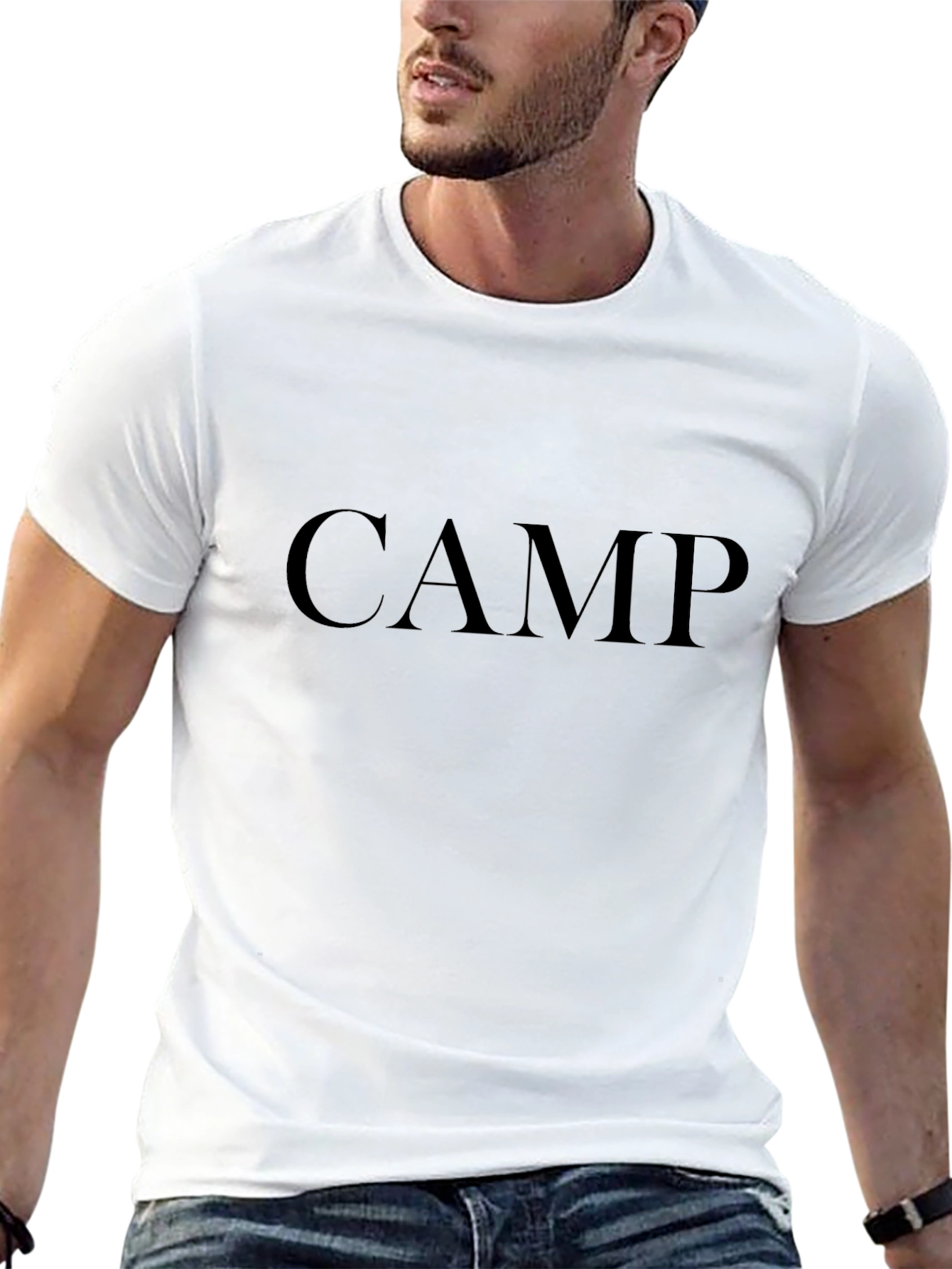 CAMP Black T-Shirt - Stylish & Comfortable