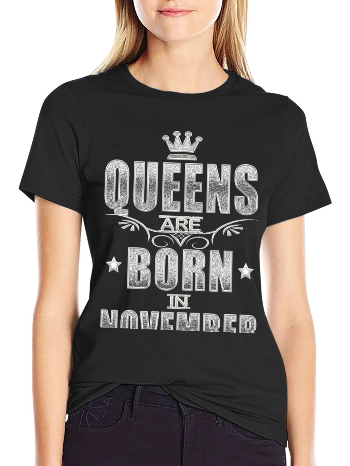 Queens Are Born in November T-Shirt