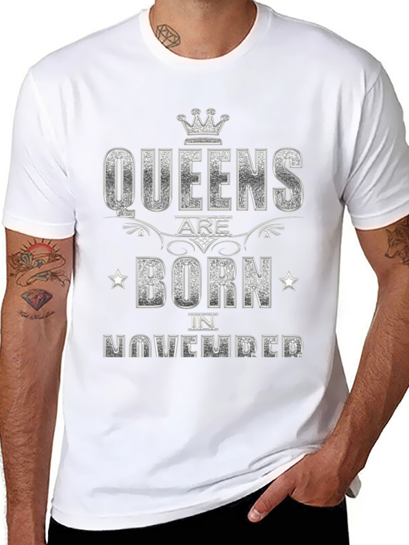 Queens Are Born in November T-Shirt