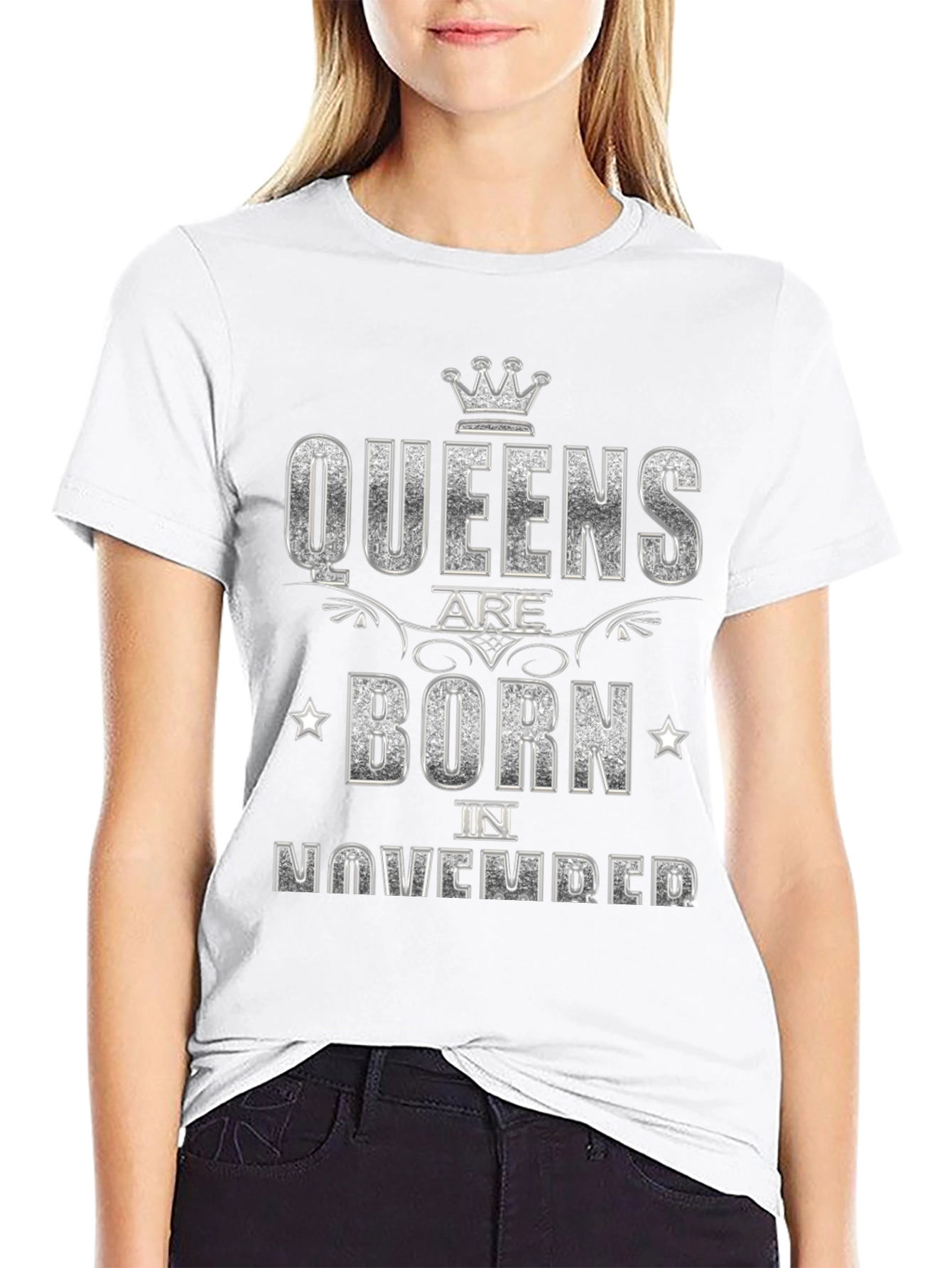 Queens Are Born in November T-Shirt
