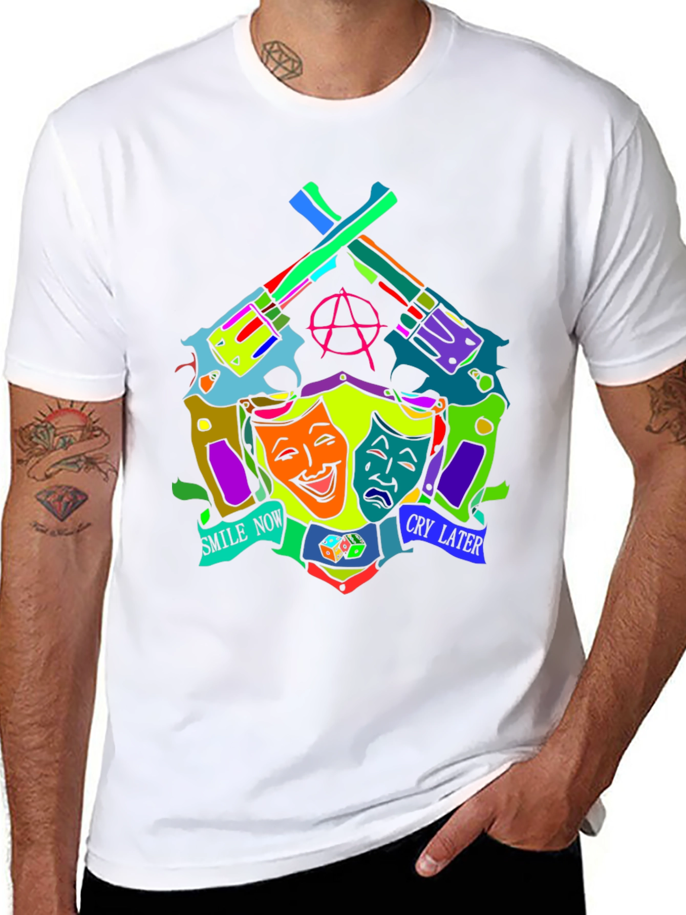 Smile Now Cry Later Graphic T-Shirt