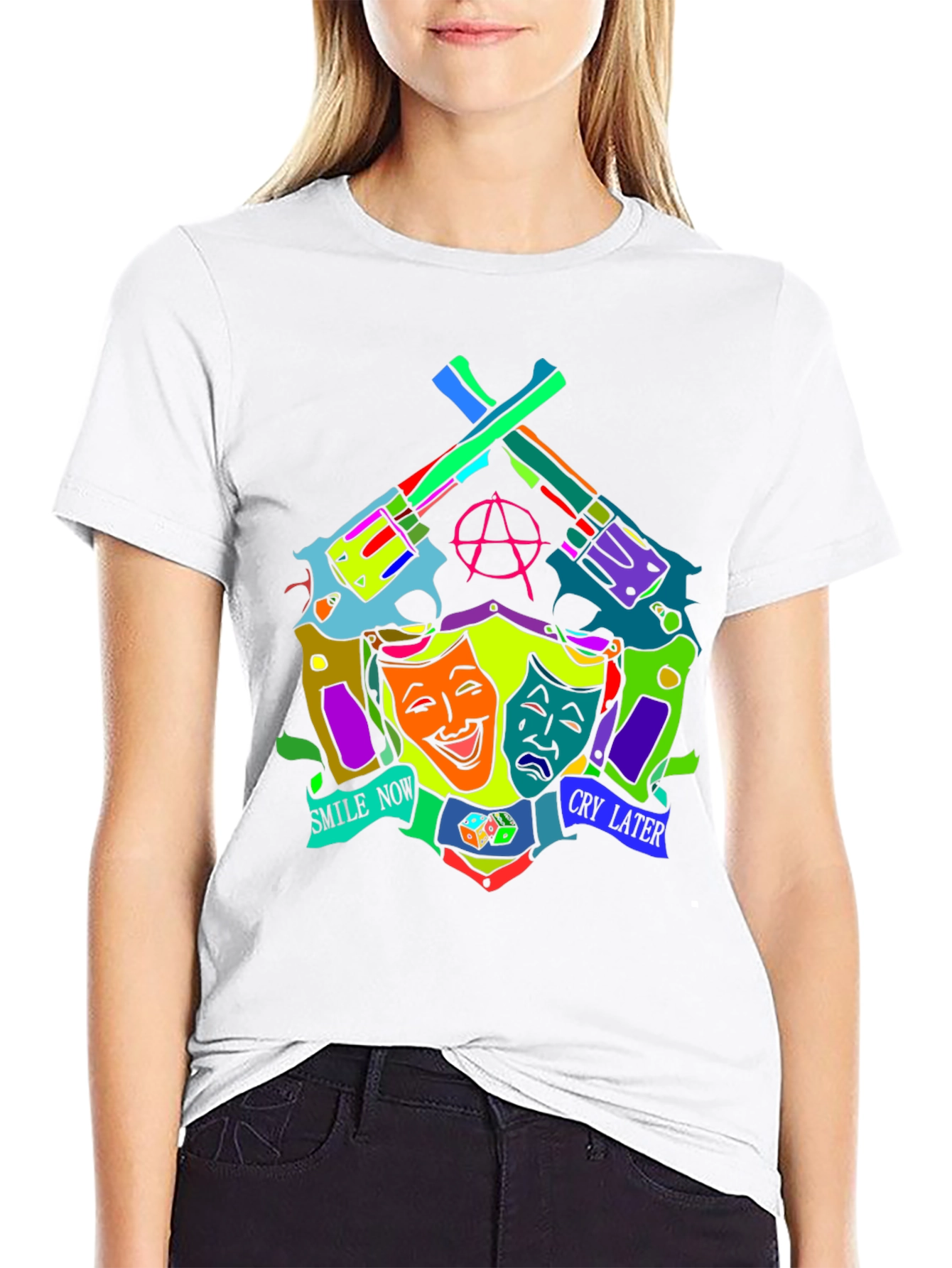 Smile Now Cry Later Graphic T-Shirt