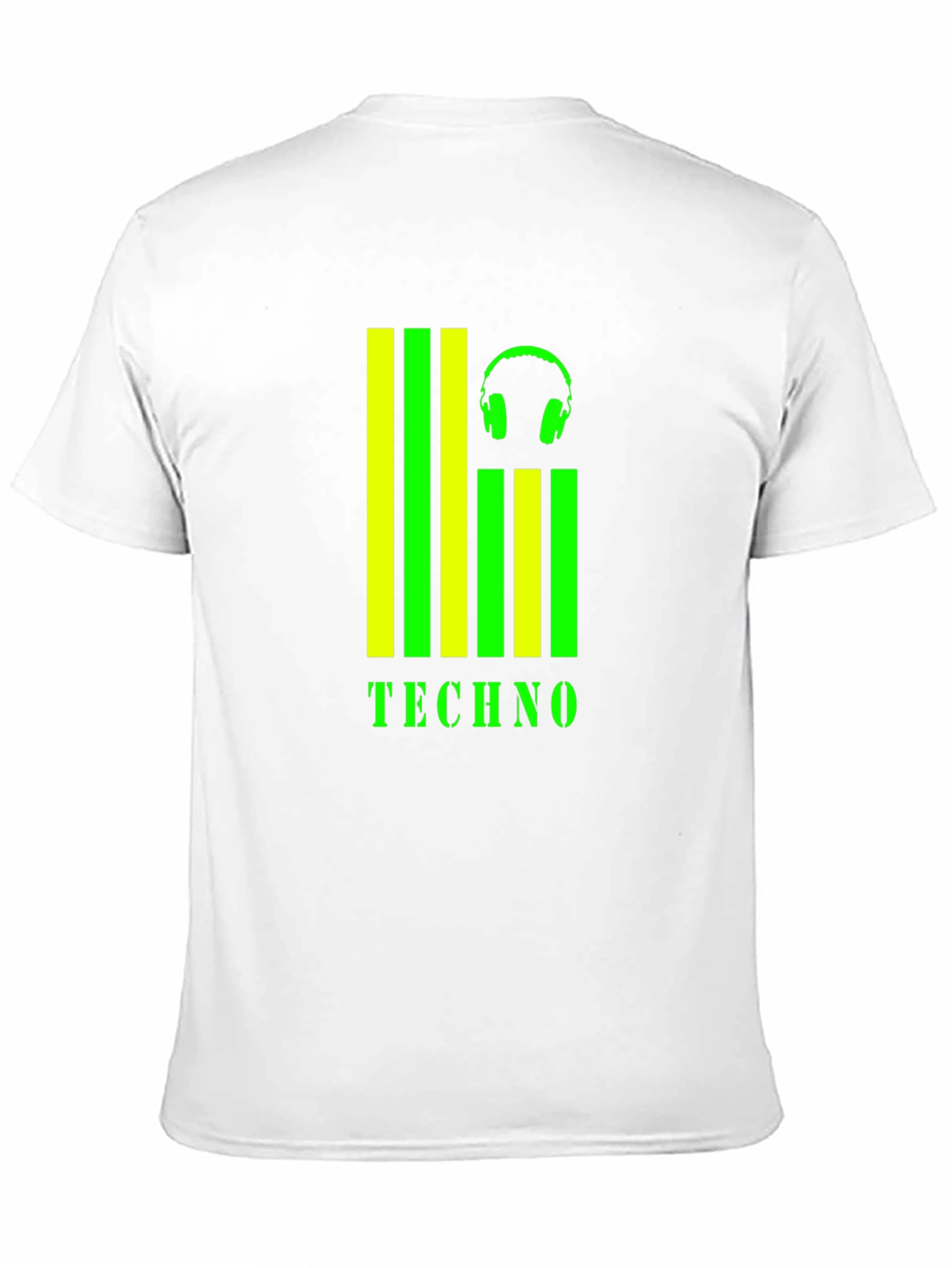 Techno Music Graphic T-Shirt - Black