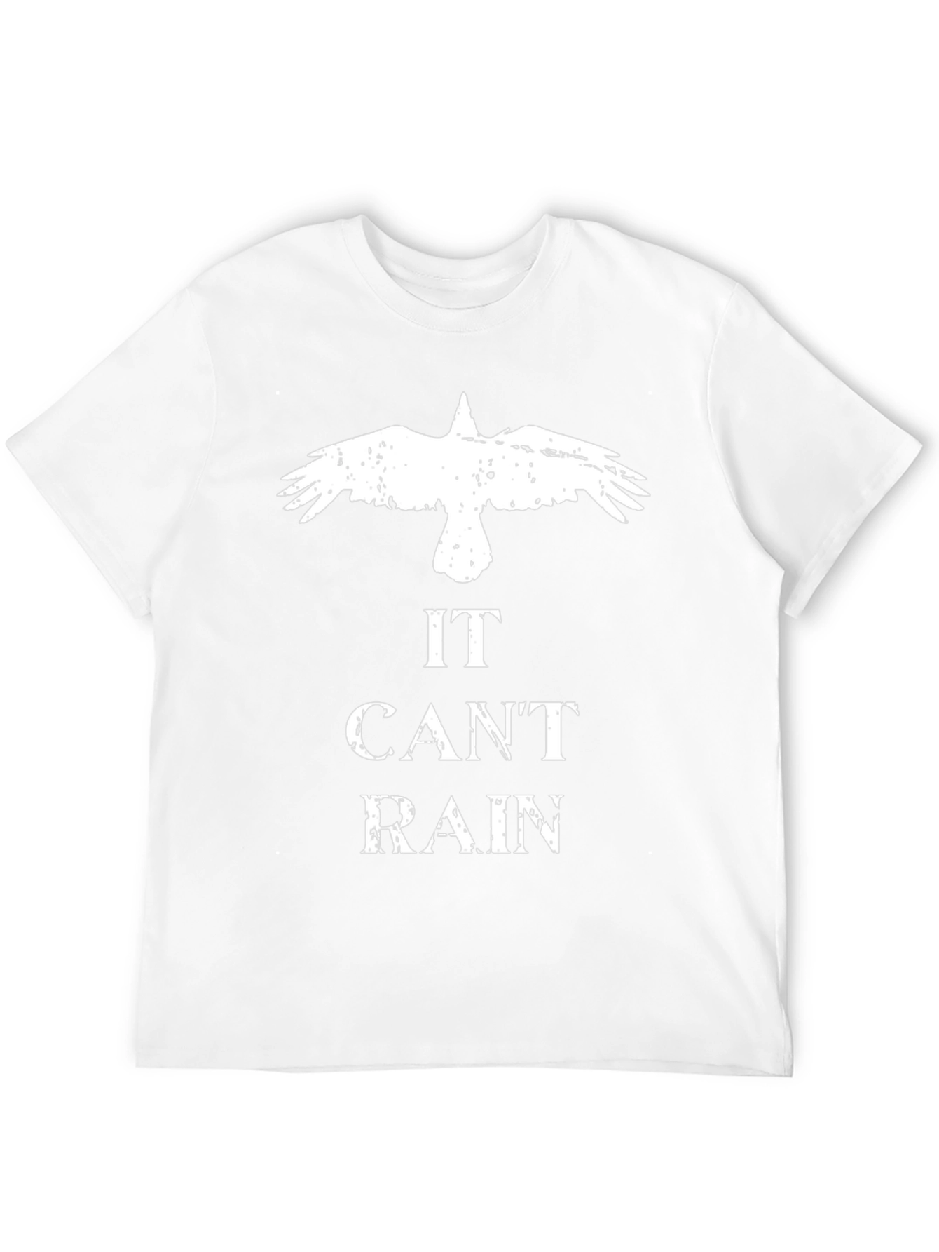 It Cant Rain Black Graphic Tee