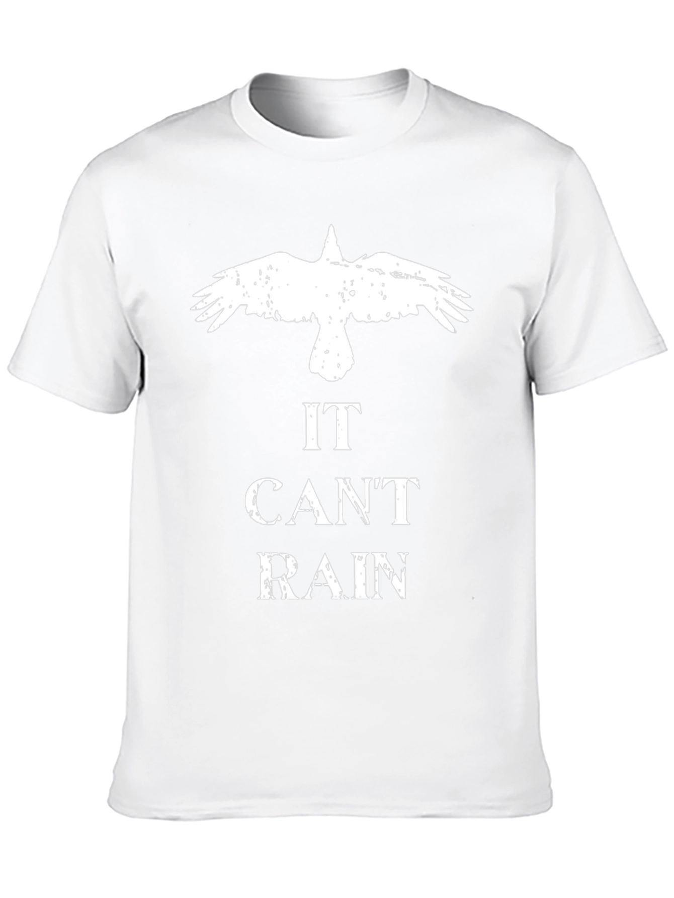 It Cant Rain Black Graphic Tee