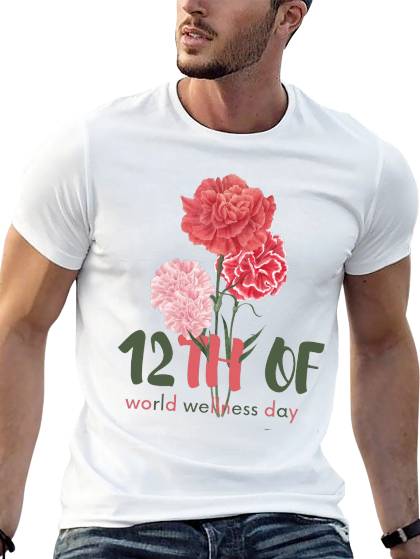 World Wellness Day Floral T-Shirt