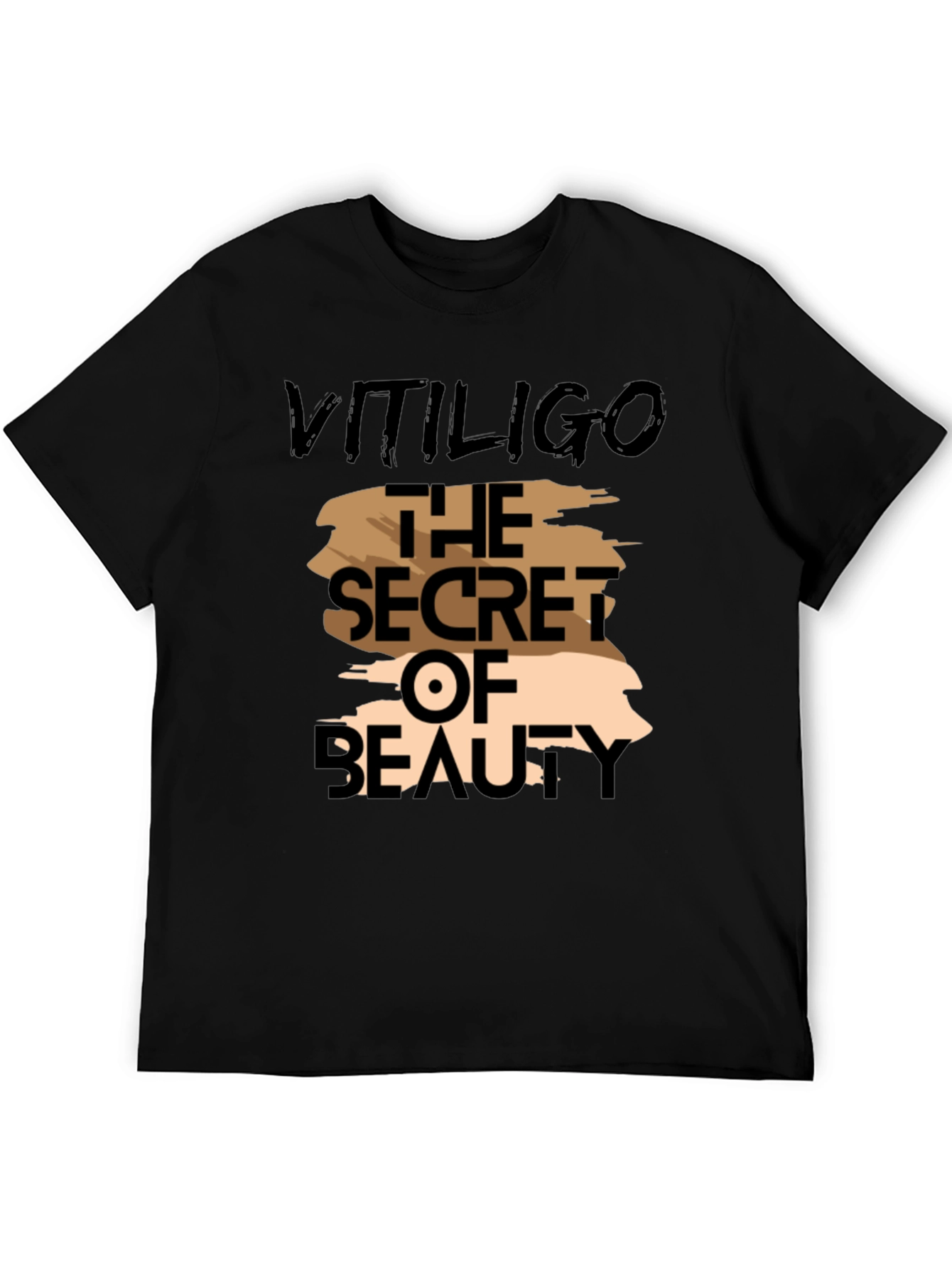 Vitiligo The Secret of Beauty Graphic T-Shirt