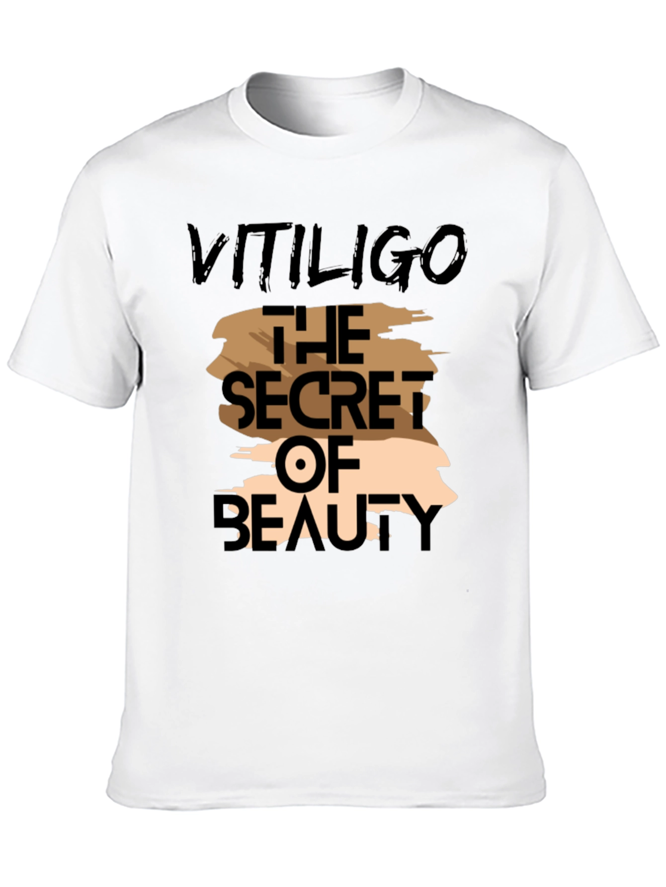 Vitiligo The Secret of Beauty Graphic T-Shirt