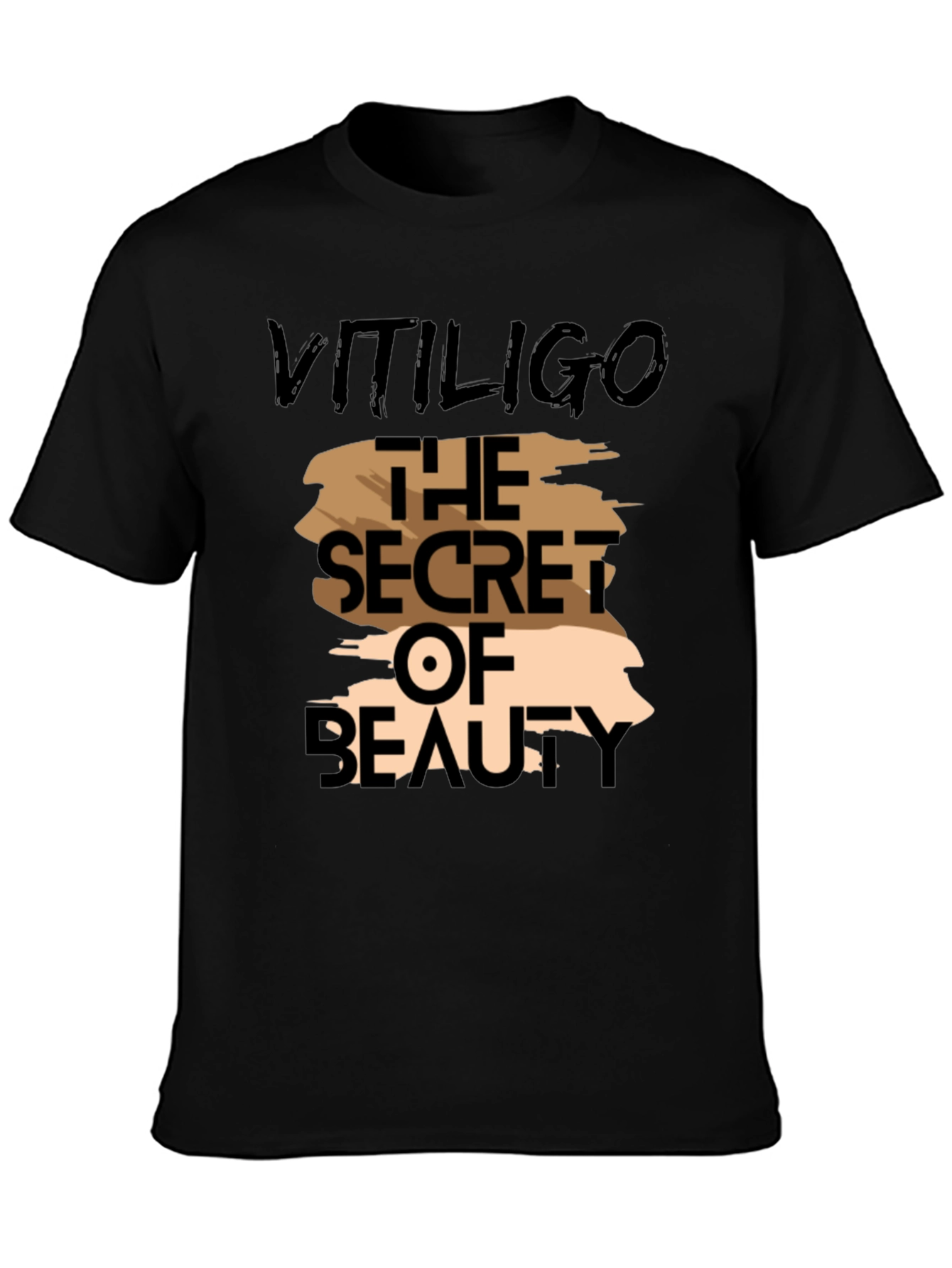 Vitiligo The Secret of Beauty Graphic T-Shirt