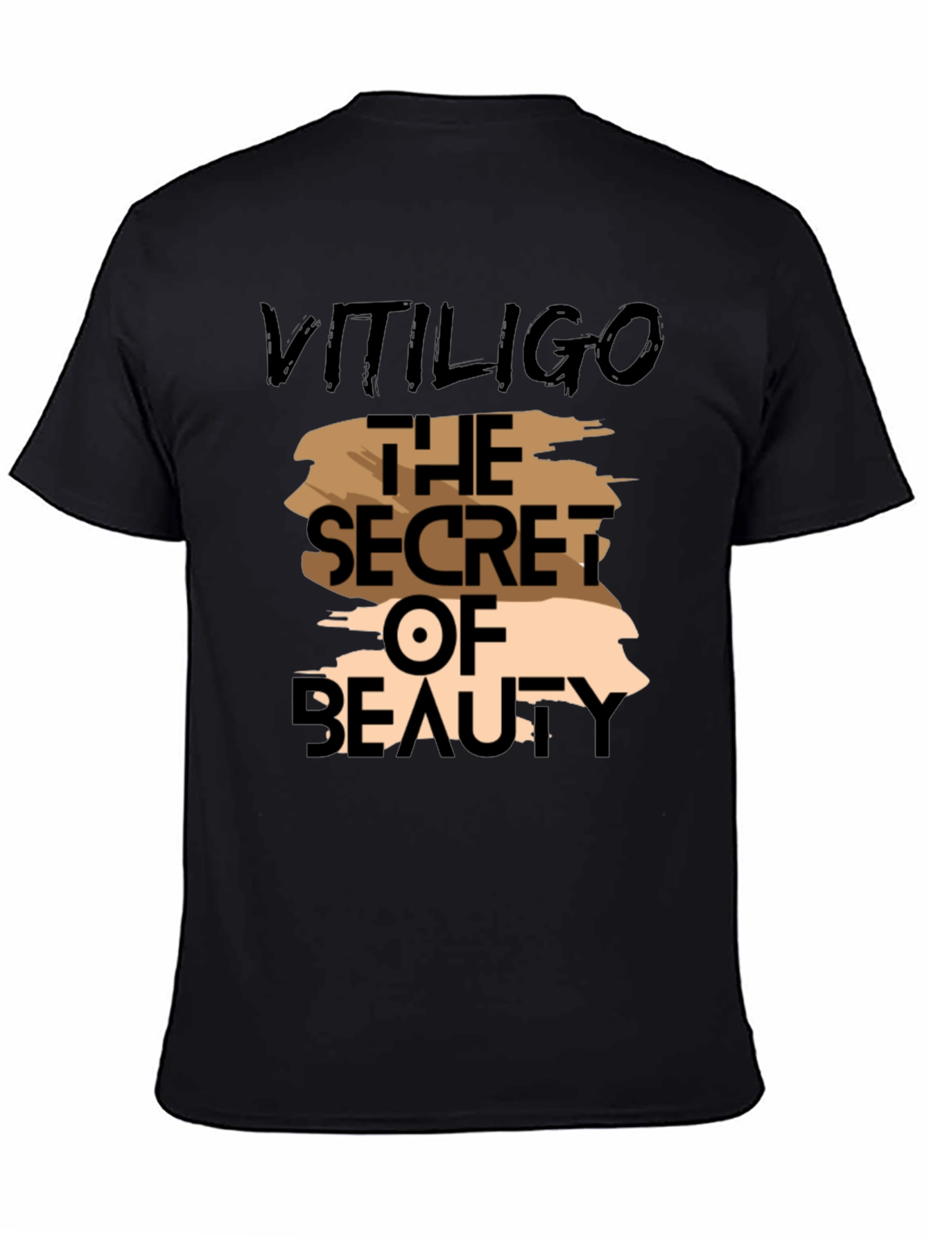 Vitiligo The Secret of Beauty Graphic T-Shirt