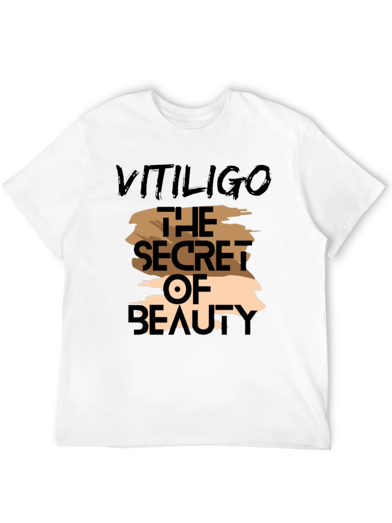 Vitiligo The Secret of Beauty Graphic T-Shirt