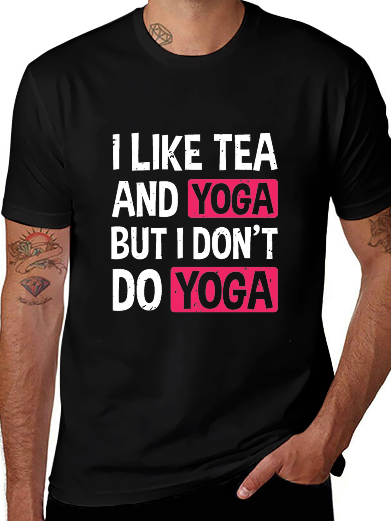 I Like Tea and Yoga Funny T-Shirt