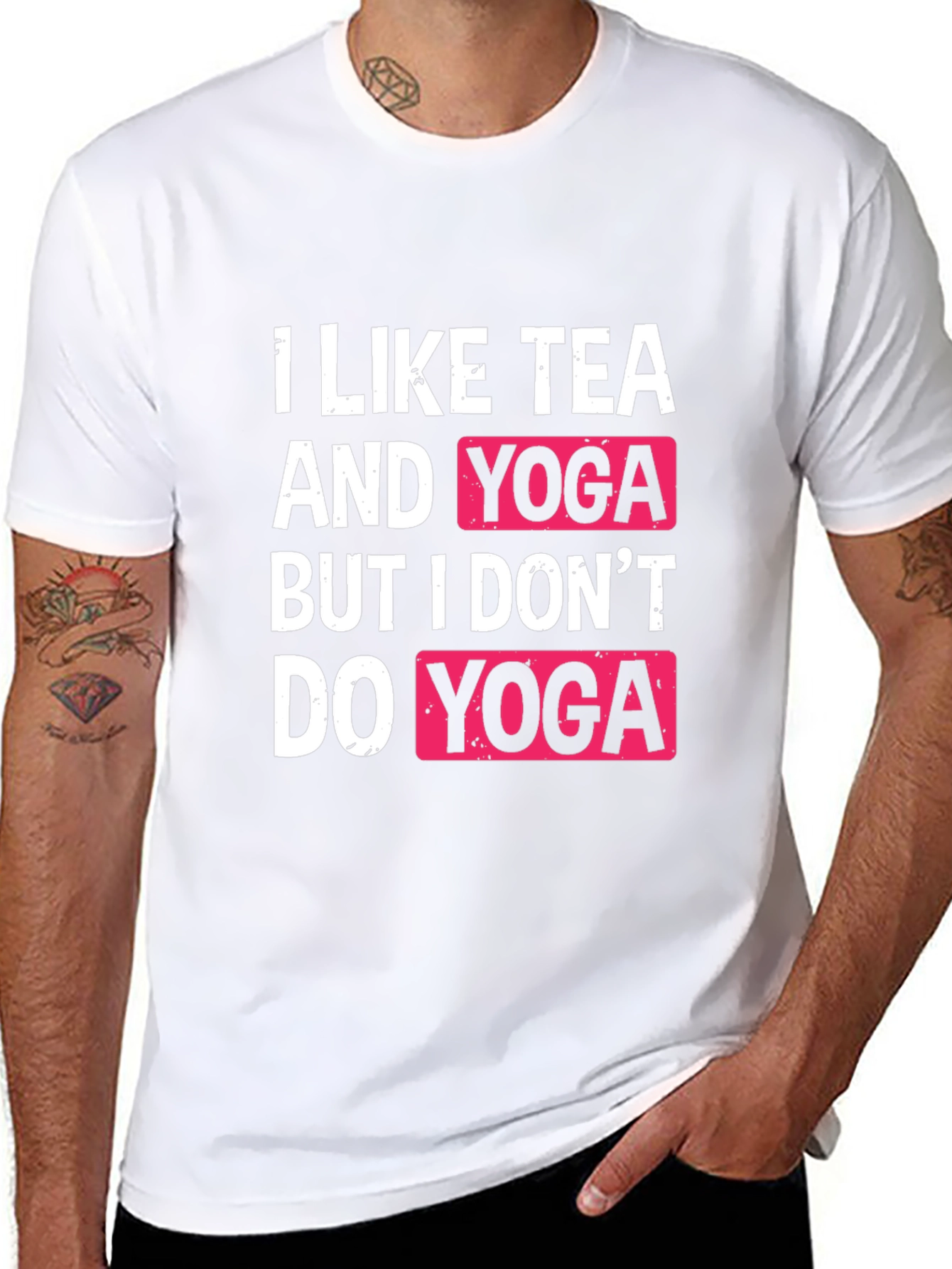 I Like Tea and Yoga Funny T-Shirt
