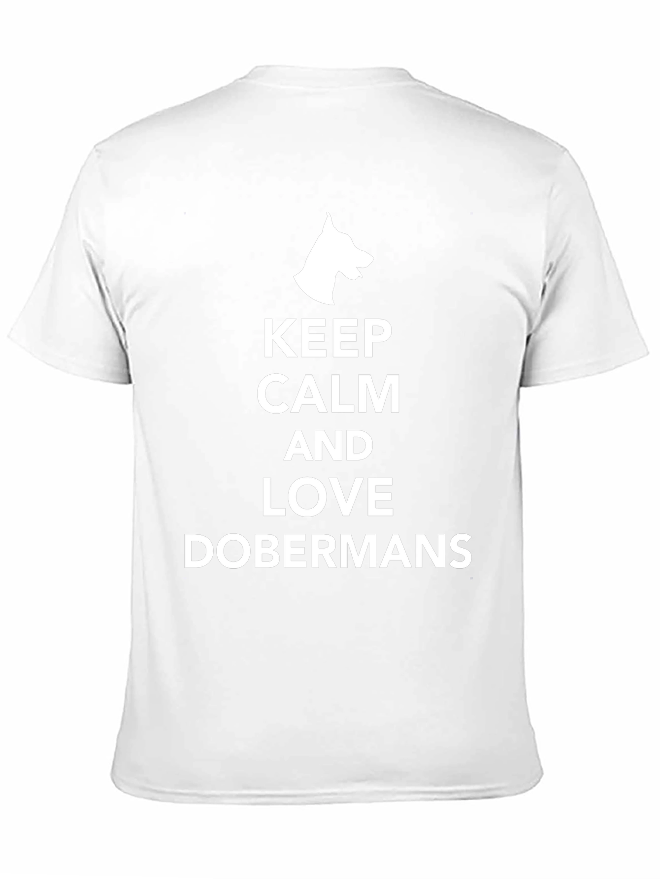 Keep Calm and Love Dobermans Graphic Tee