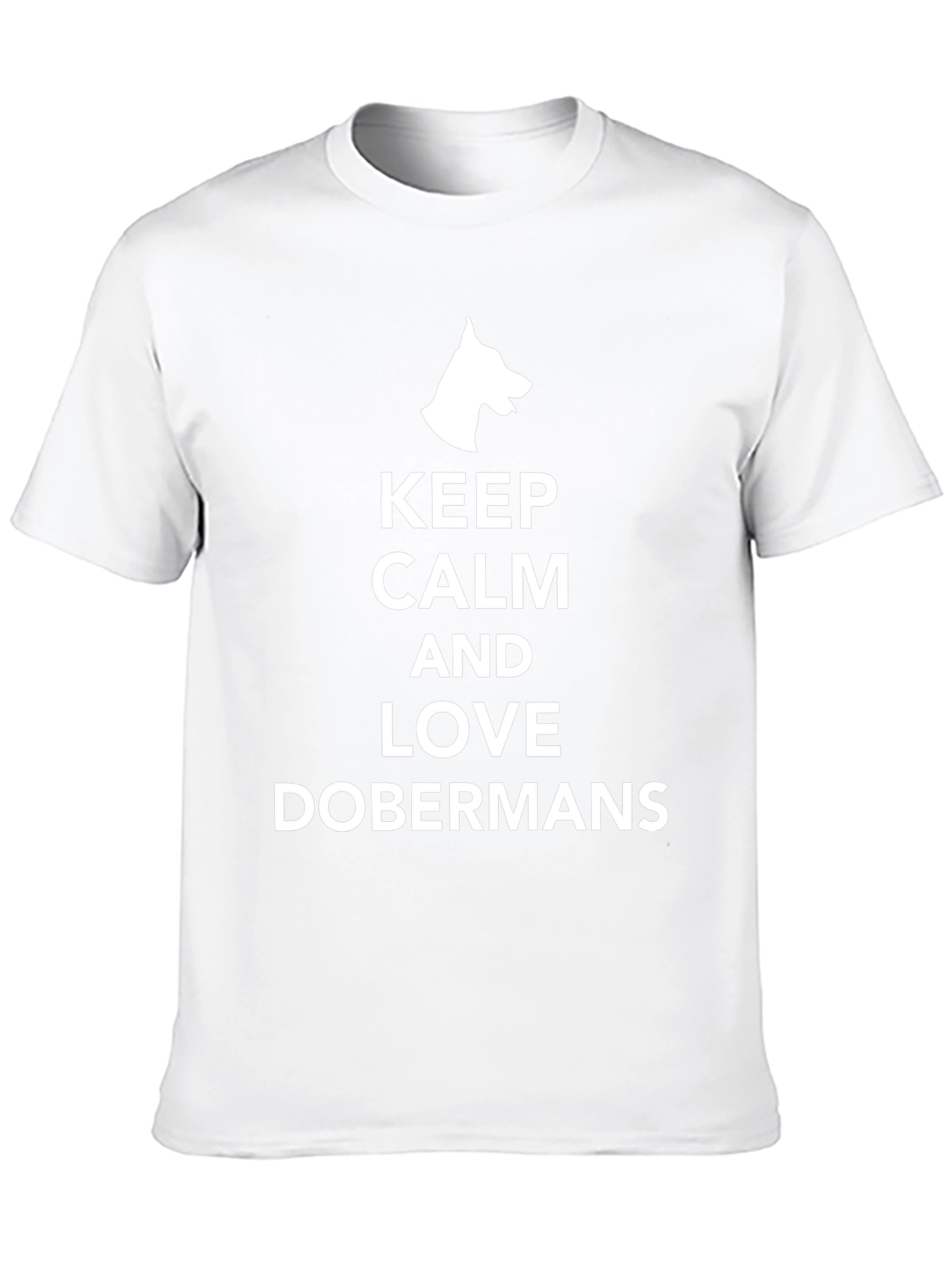 Keep Calm and Love Dobermans Graphic Tee