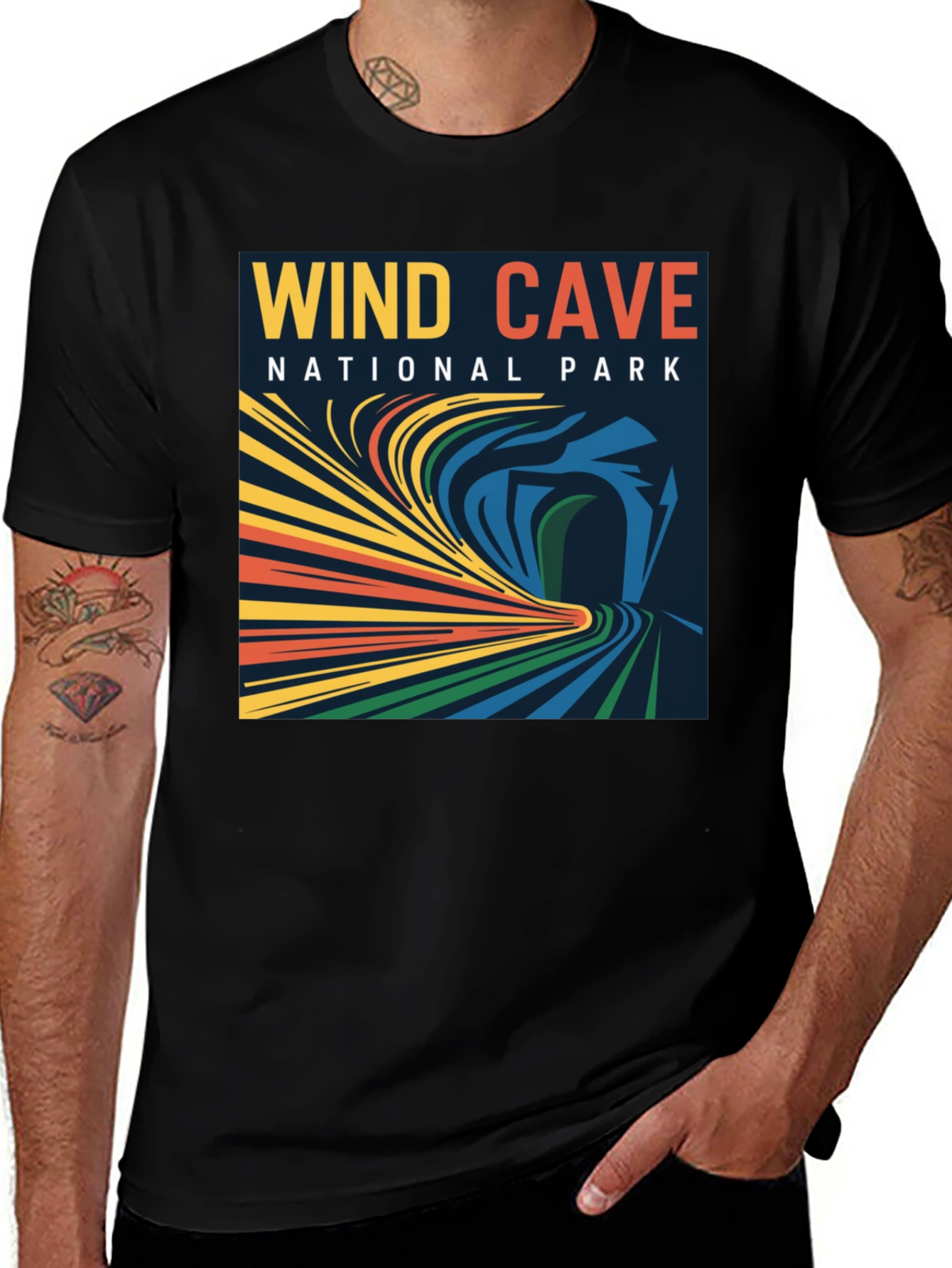 Wind Cave National Park Graphic T-Shirt