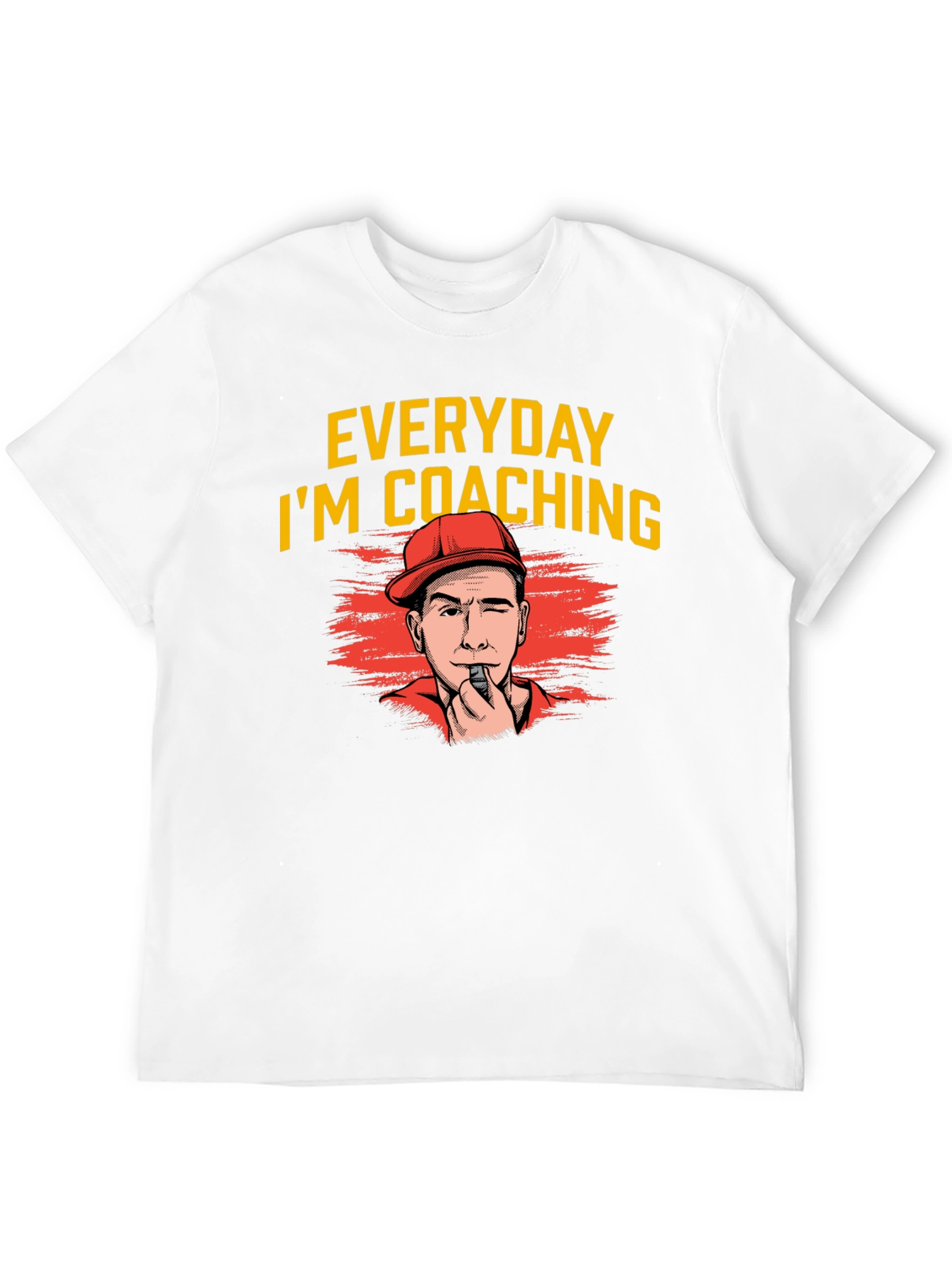 Everyday Im Coaching Black T-Shirt
