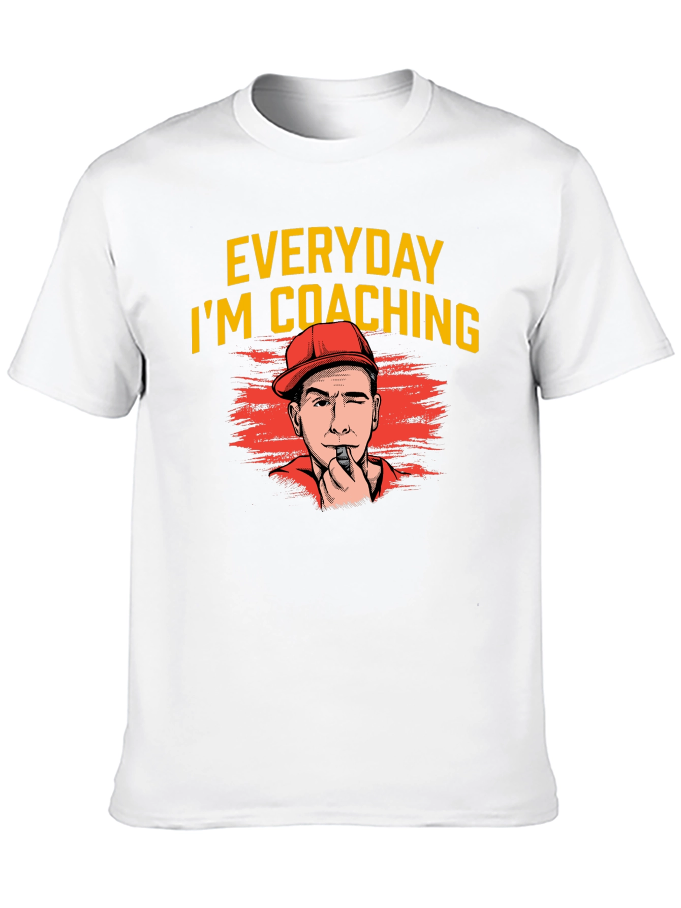 Everyday Im Coaching Black T-Shirt