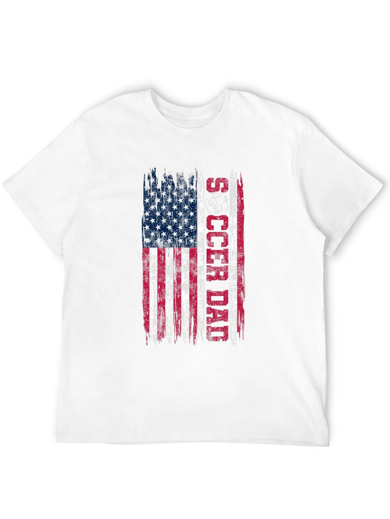 Soccer Dad USA Flag Graphic T-Shirt