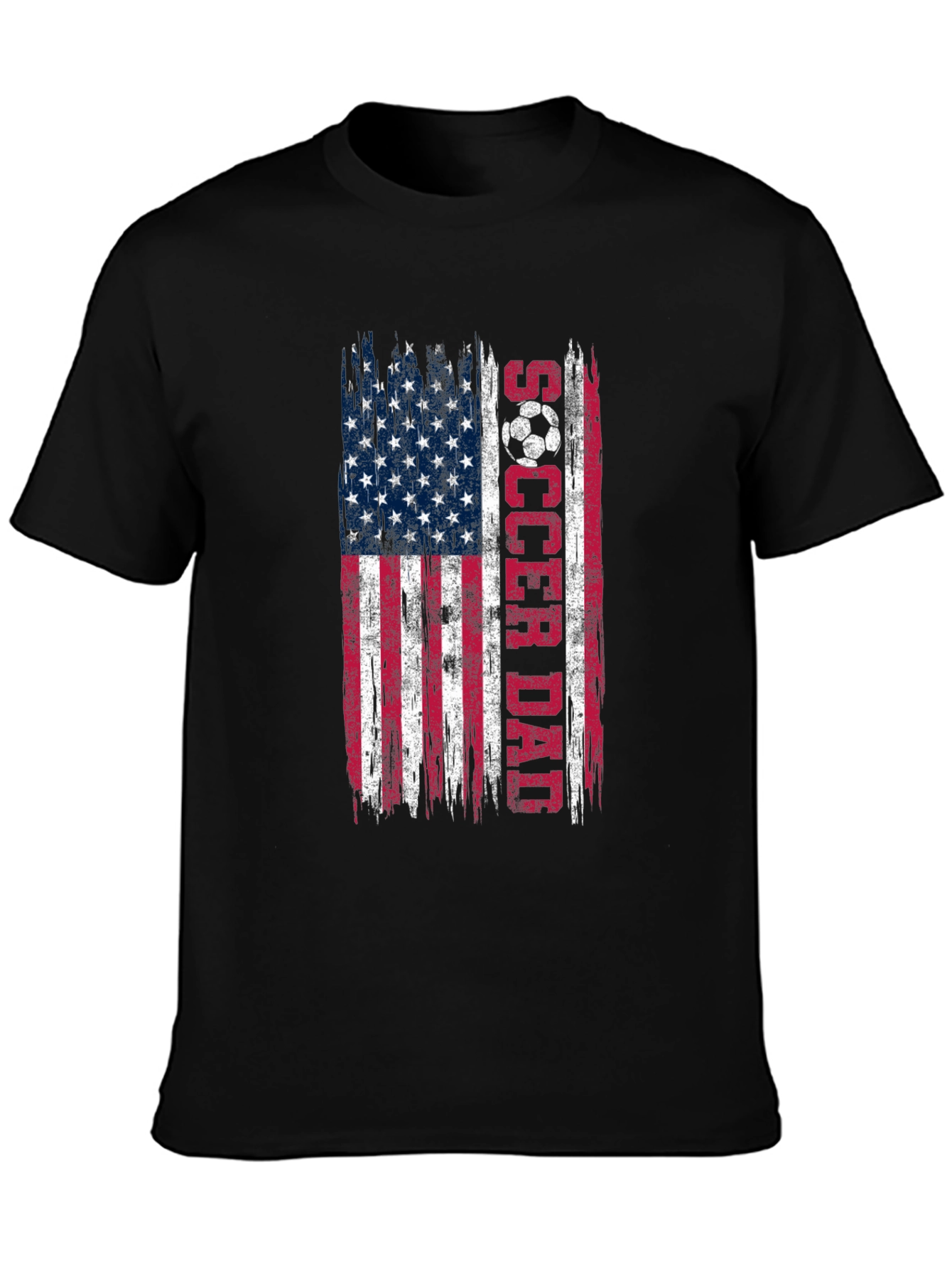 Soccer Dad USA Flag Graphic T-Shirt