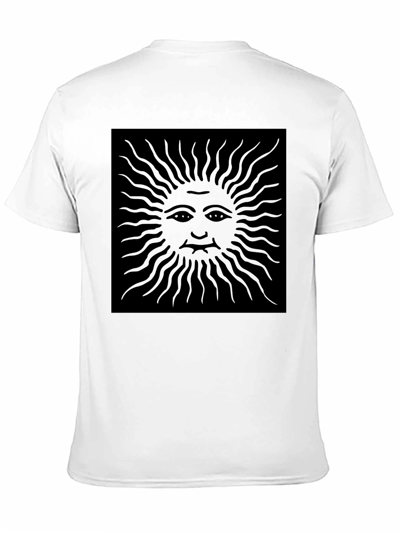 Black Sun Graphic Tee - Modern Dark Aesthetic