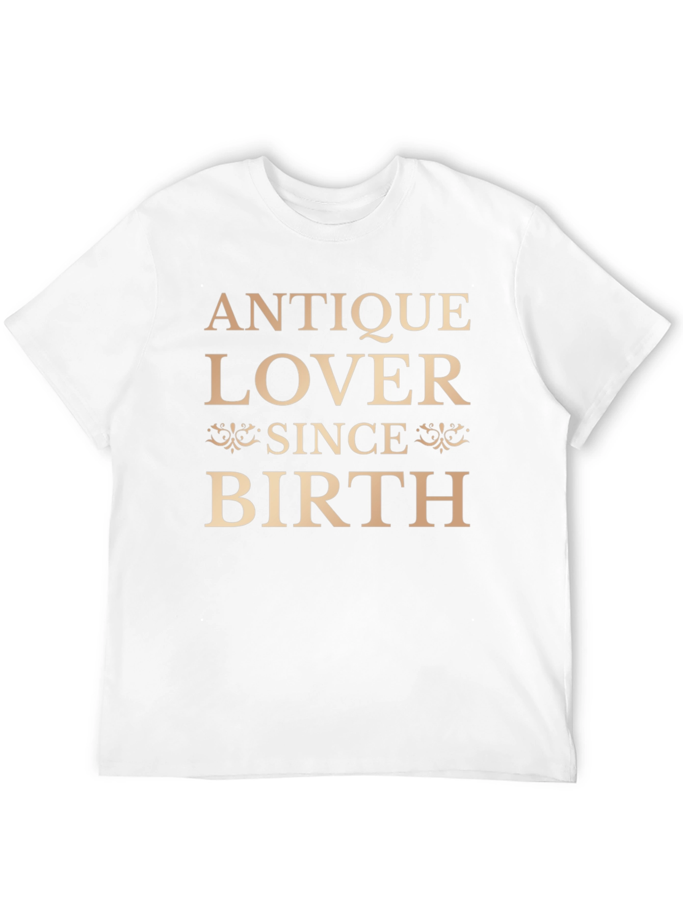 Antique Lover Since Birth Black Graphic Tee