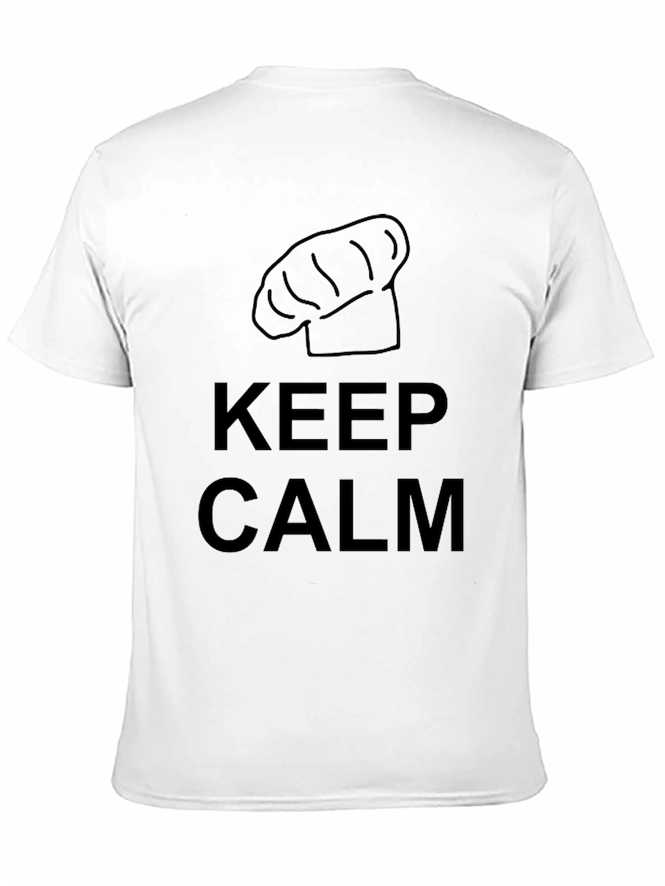 Keep Calm Chef Hat Graphic T-Shirt
