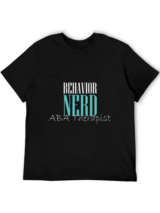 Behavior Nerd ABA Therapist T-Shirt - Black