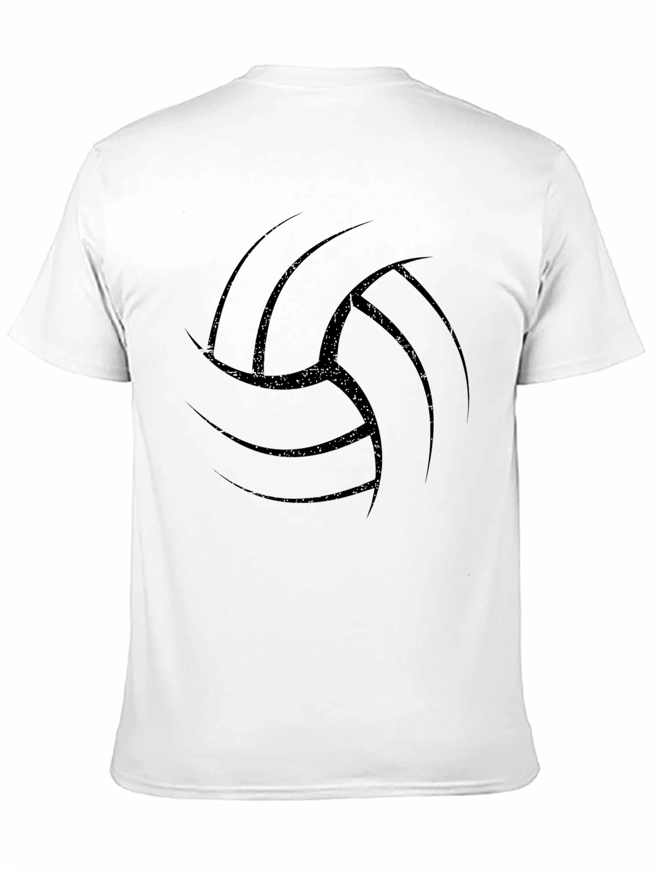 Volleyball Graphic T-Shirt - Black