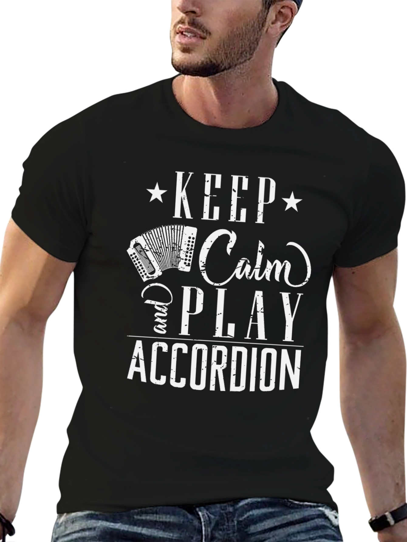 Keep Calm & Play Accordion T-Shirt